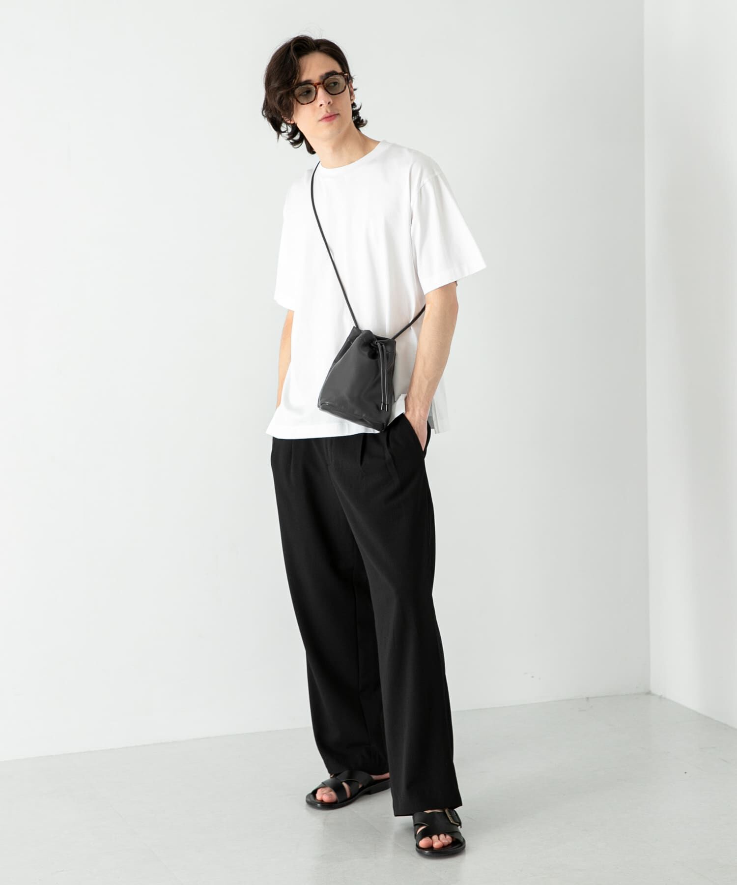 SENSE OF PLACE by URBAN RESEARCH「シルケットTシャツ(5分袖)」|Tシャツ・カットソー|