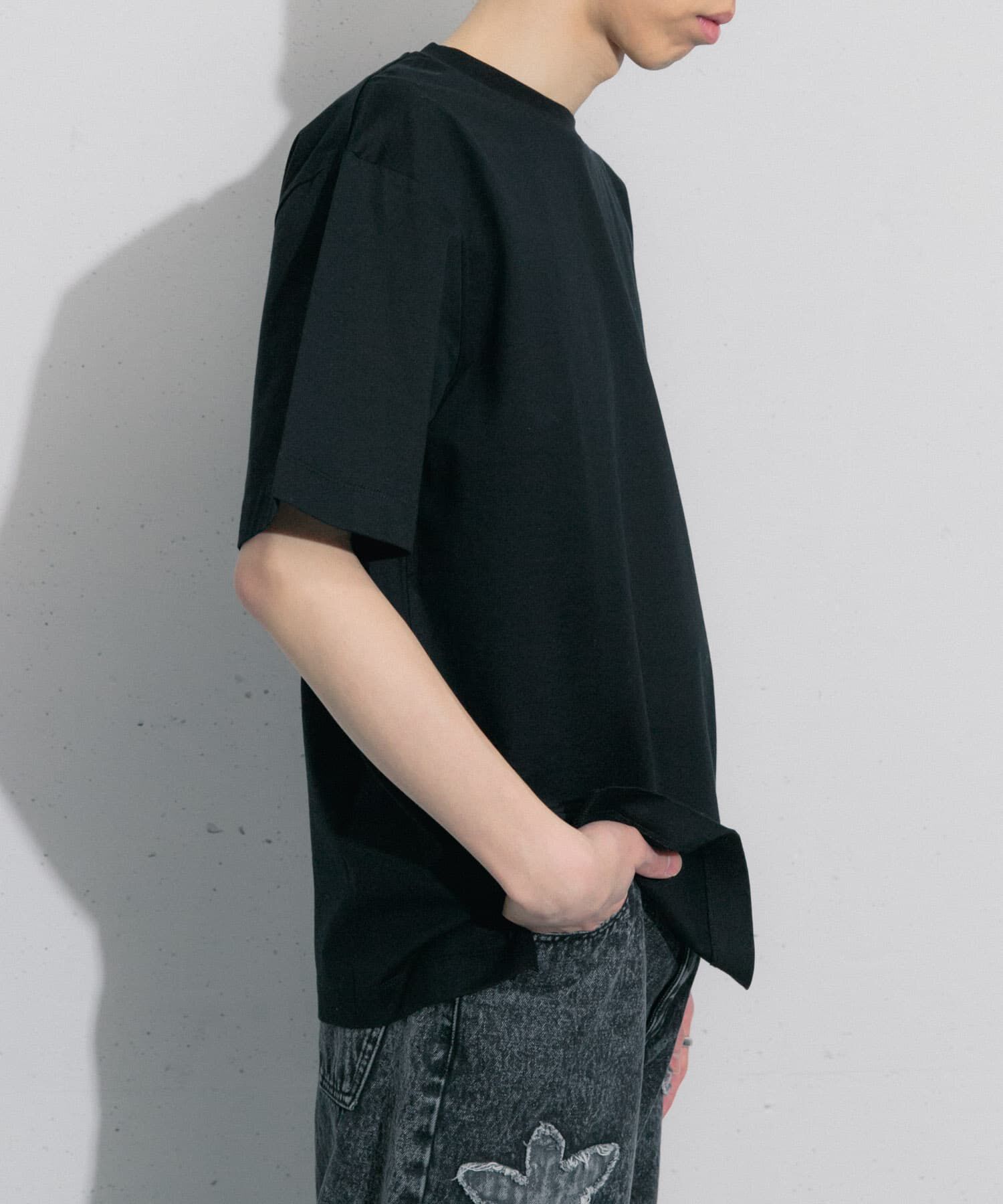 SENSE OF PLACE by URBAN RESEARCH「シルケットTシャツ(5分袖)」|Tシャツ・カットソー|
