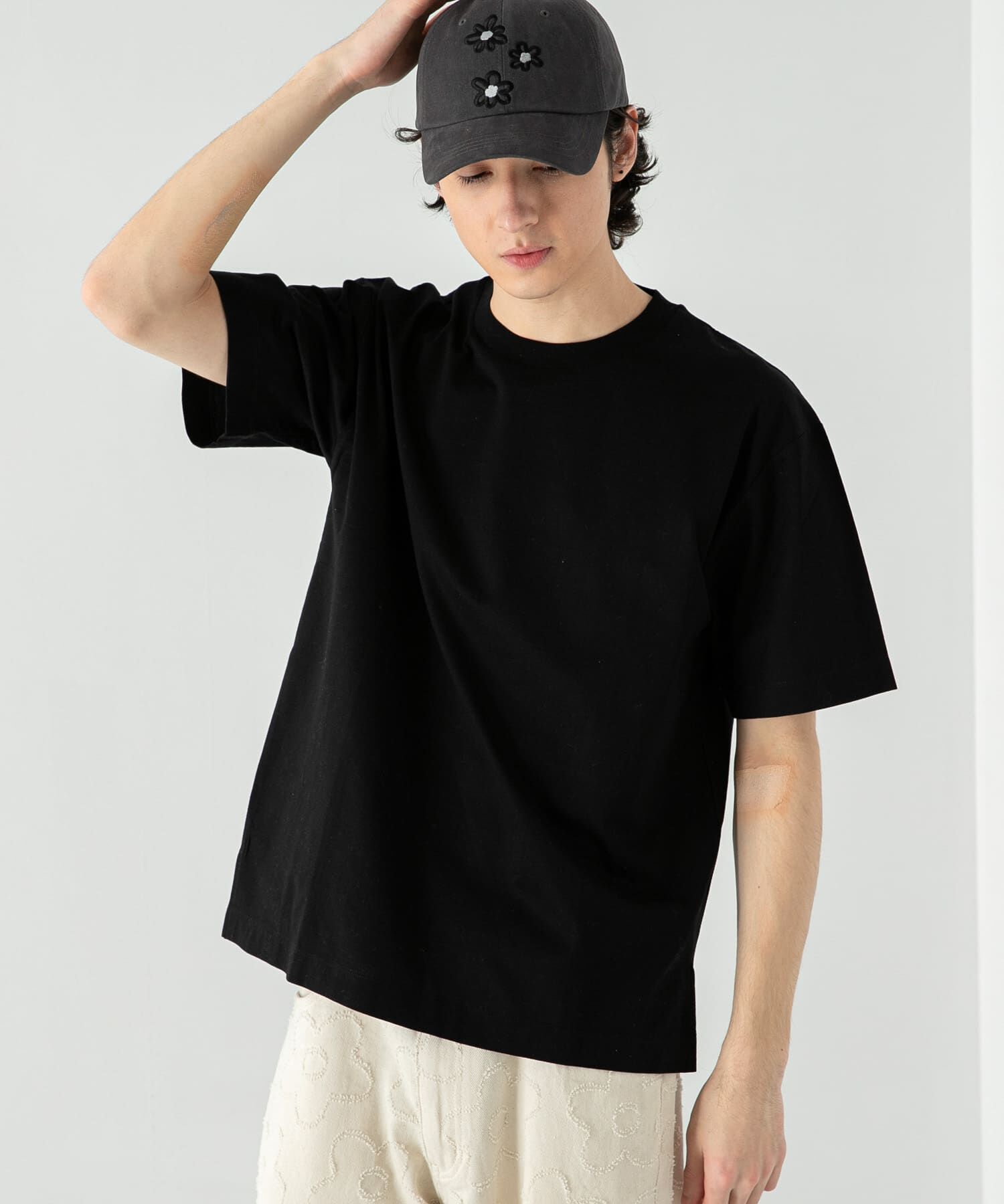 SENSE OF PLACE by URBAN RESEARCH「シルケットTシャツ(5分袖)」|Tシャツ・カットソー|