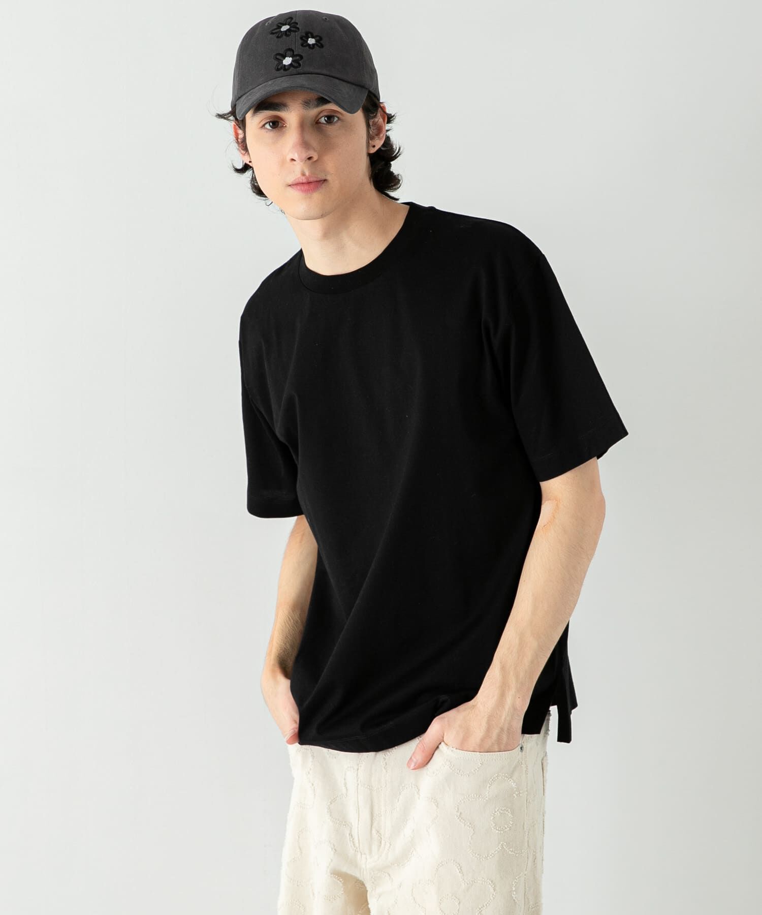 SENSE OF PLACE by URBAN RESEARCH「シルケットTシャツ(5分袖)」|Tシャツ・カットソー|