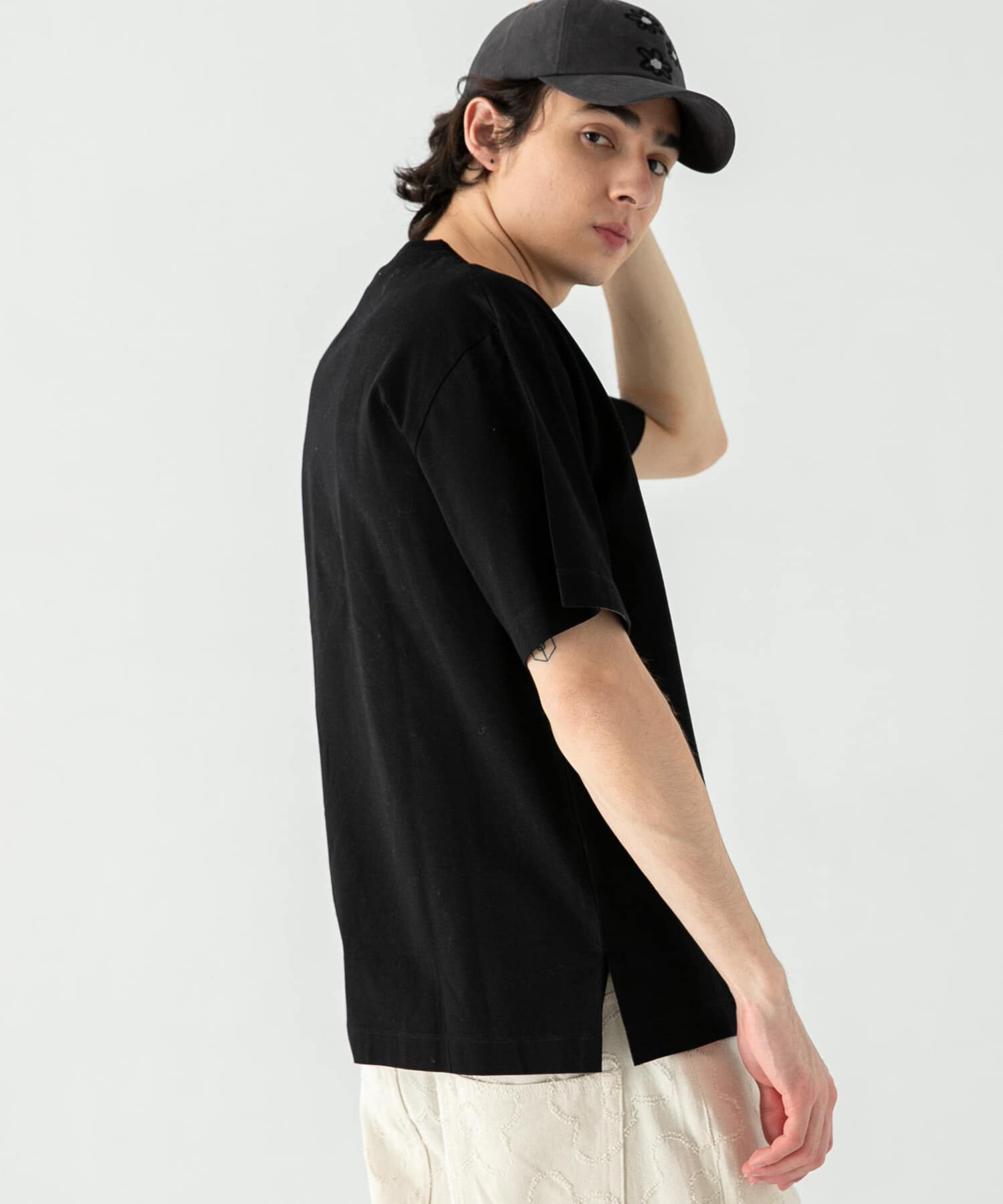 SENSE OF PLACE by URBAN RESEARCH「シルケットTシャツ(5分袖)」|Tシャツ・カットソー|