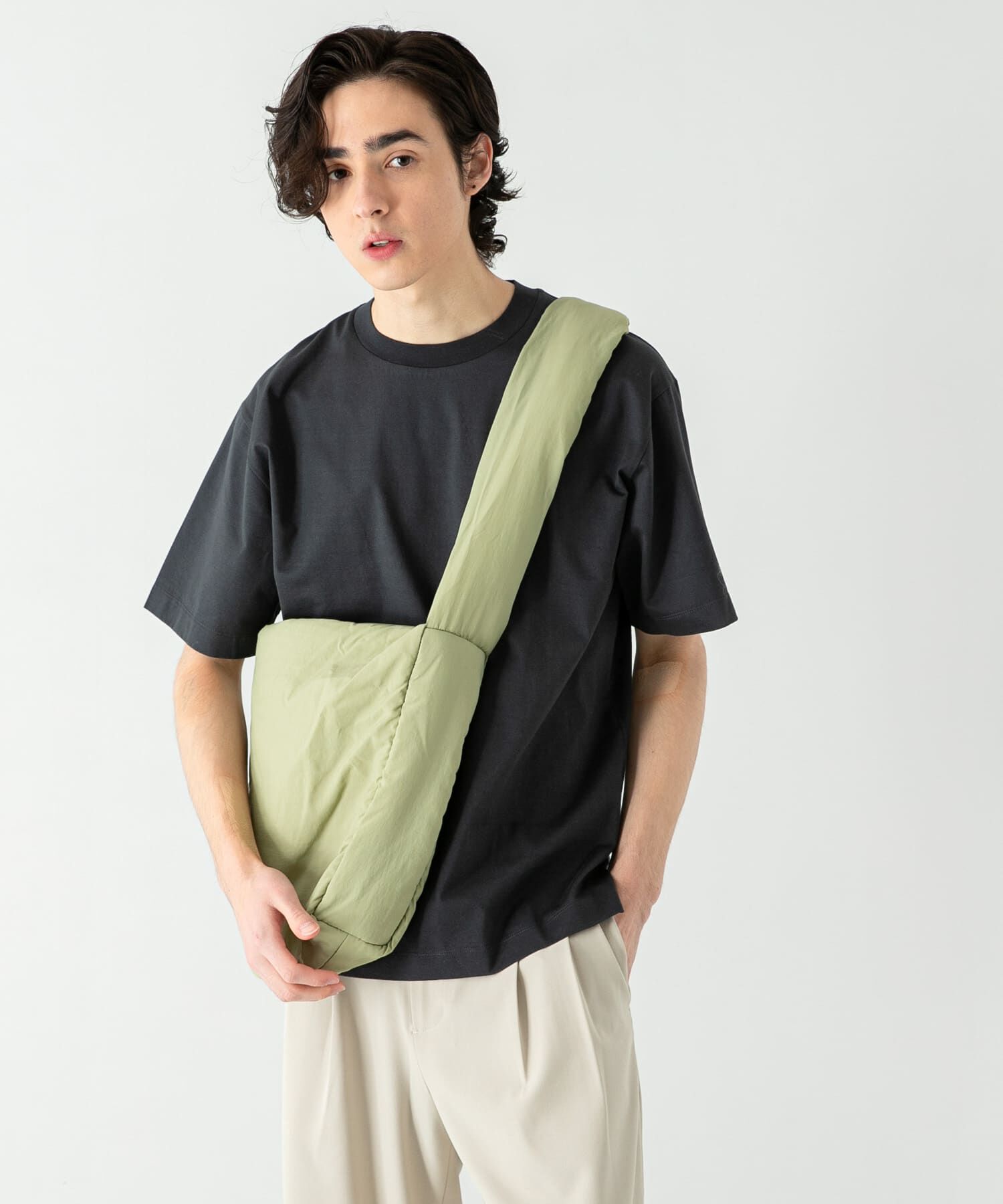 SENSE OF PLACE by URBAN RESEARCH「シルケットTシャツ(5分袖)」|Tシャツ・カットソー|