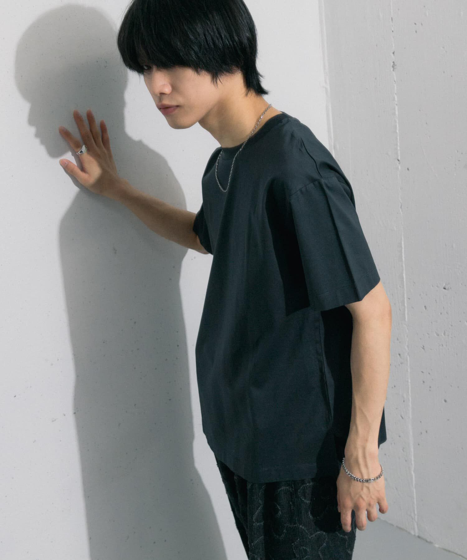 SENSE OF PLACE by URBAN RESEARCH「シルケットTシャツ(5分袖)」|Tシャツ・カットソー|