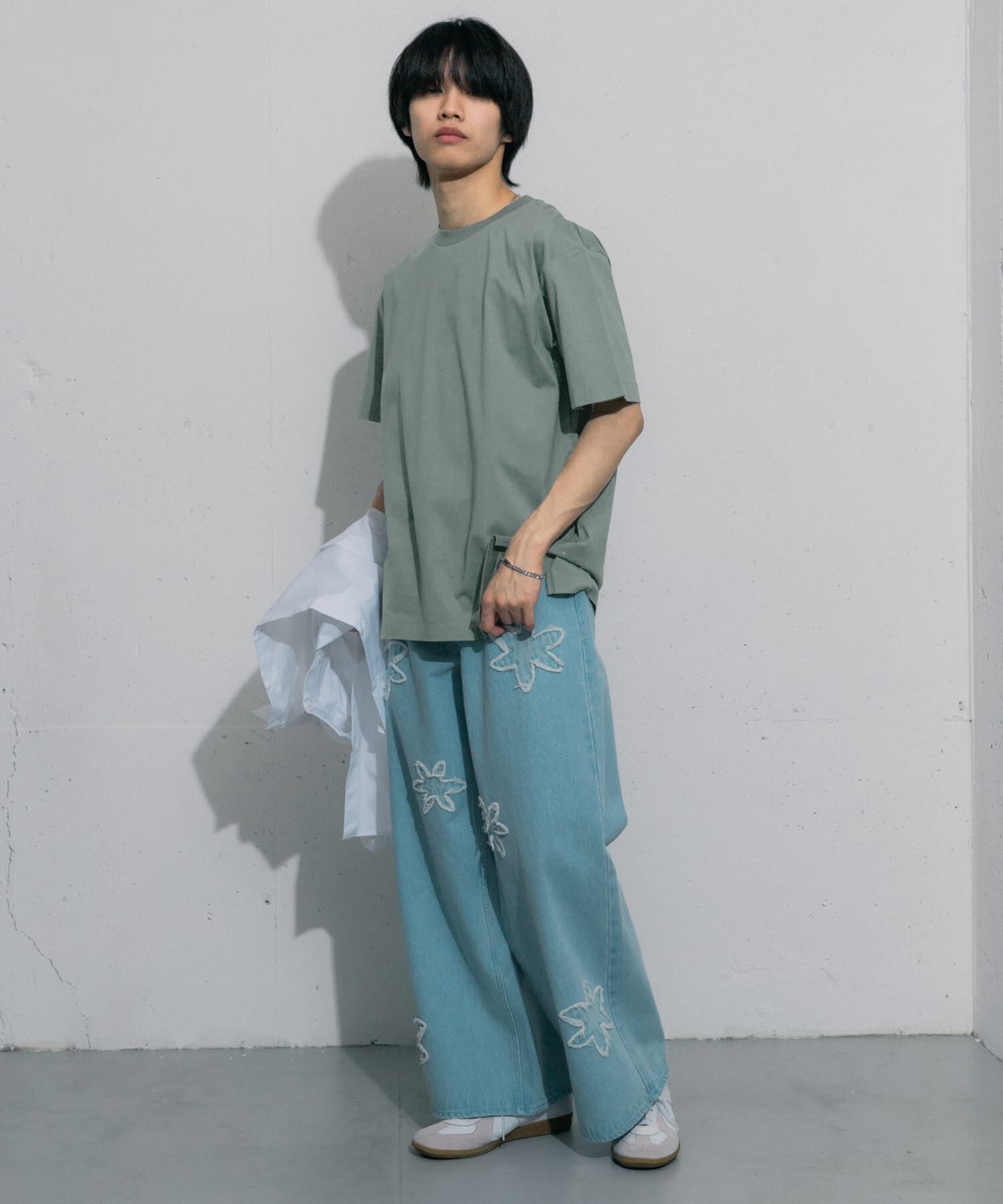 SENSE OF PLACE by URBAN RESEARCH「シルケットTシャツ(5分袖)」|Tシャツ・カットソー|