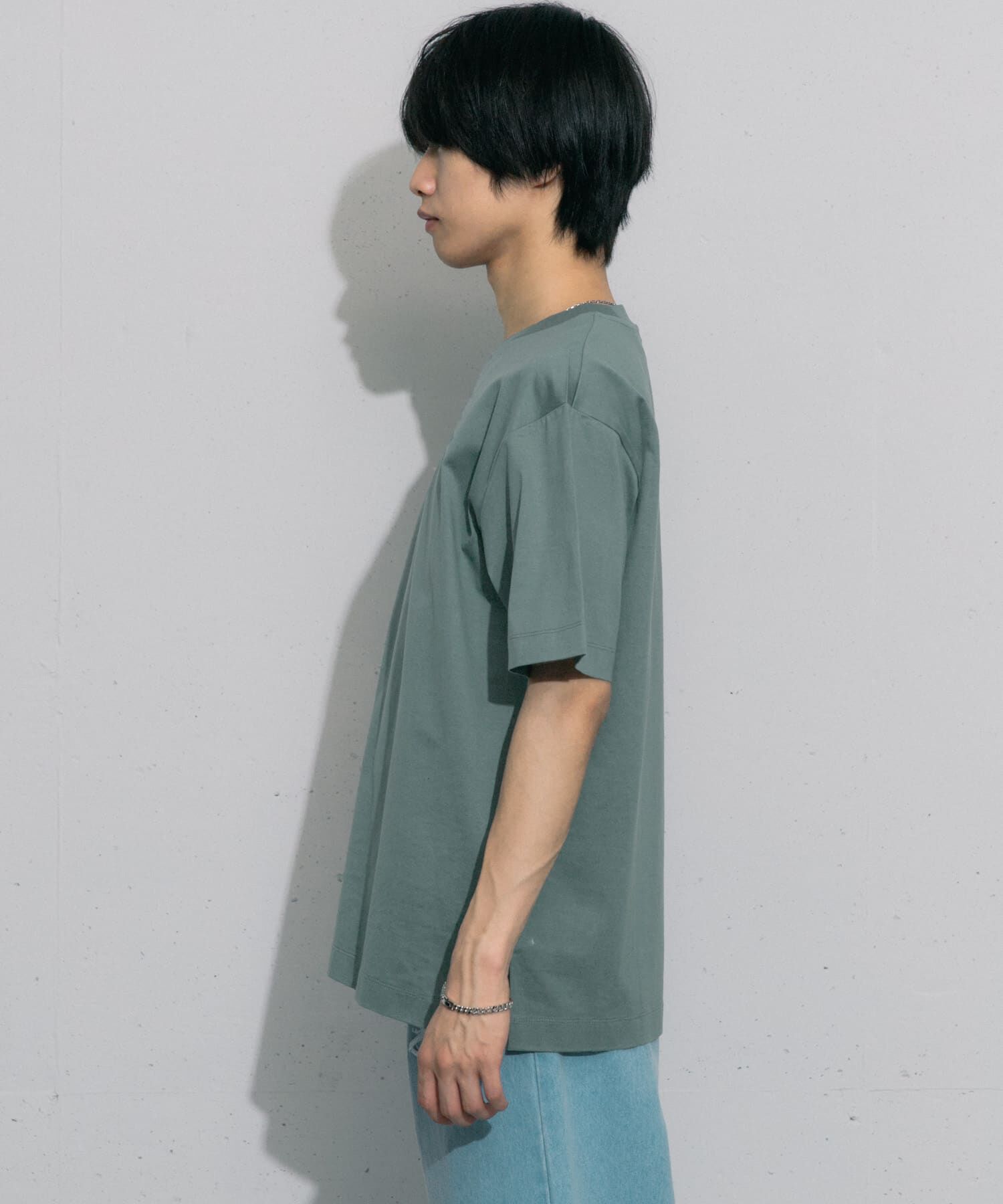 SENSE OF PLACE by URBAN RESEARCH「シルケットTシャツ(5分袖)」|Tシャツ・カットソー|
