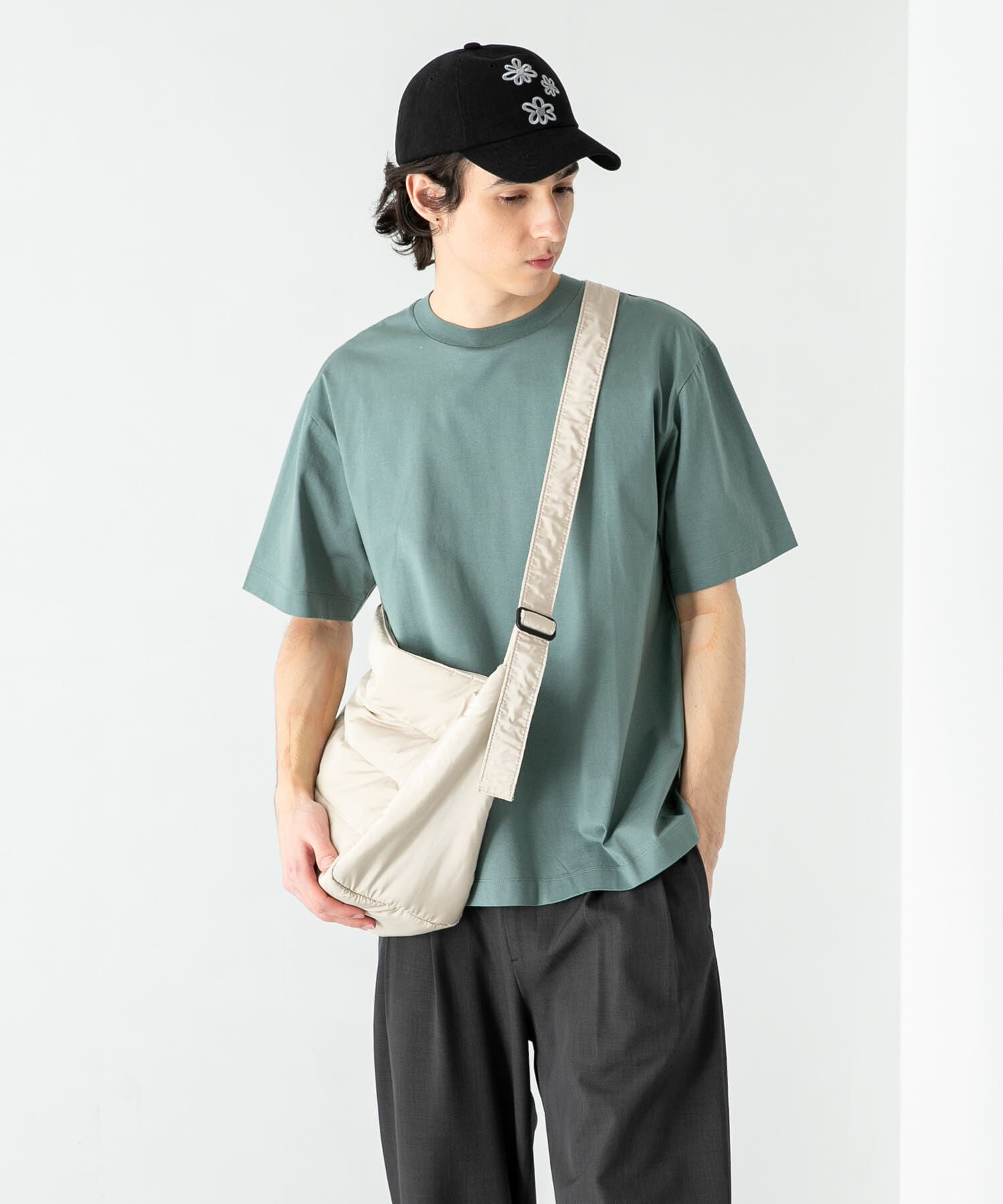 SENSE OF PLACE by URBAN RESEARCH「シルケットTシャツ(5分袖)」|Tシャツ・カットソー|