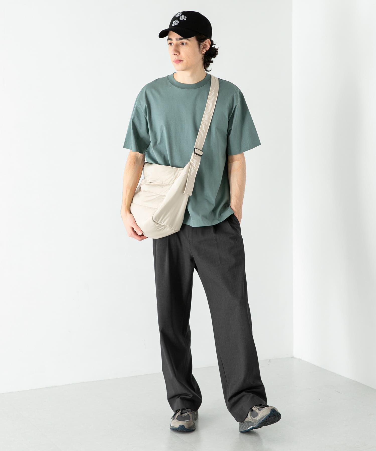 SENSE OF PLACE by URBAN RESEARCH「シルケットTシャツ(5分袖)」|Tシャツ・カットソー|