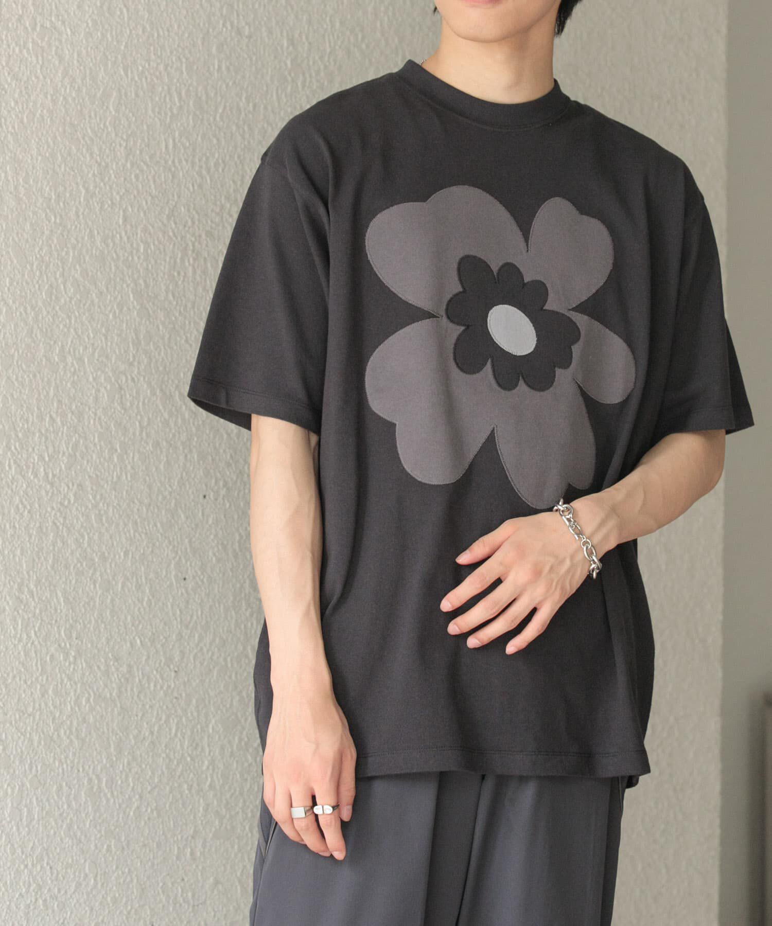 SENSE OF PLACE by URBAN RESEARCH「アップリケポップアートTシャツ」|Tシャツ・カットソー|