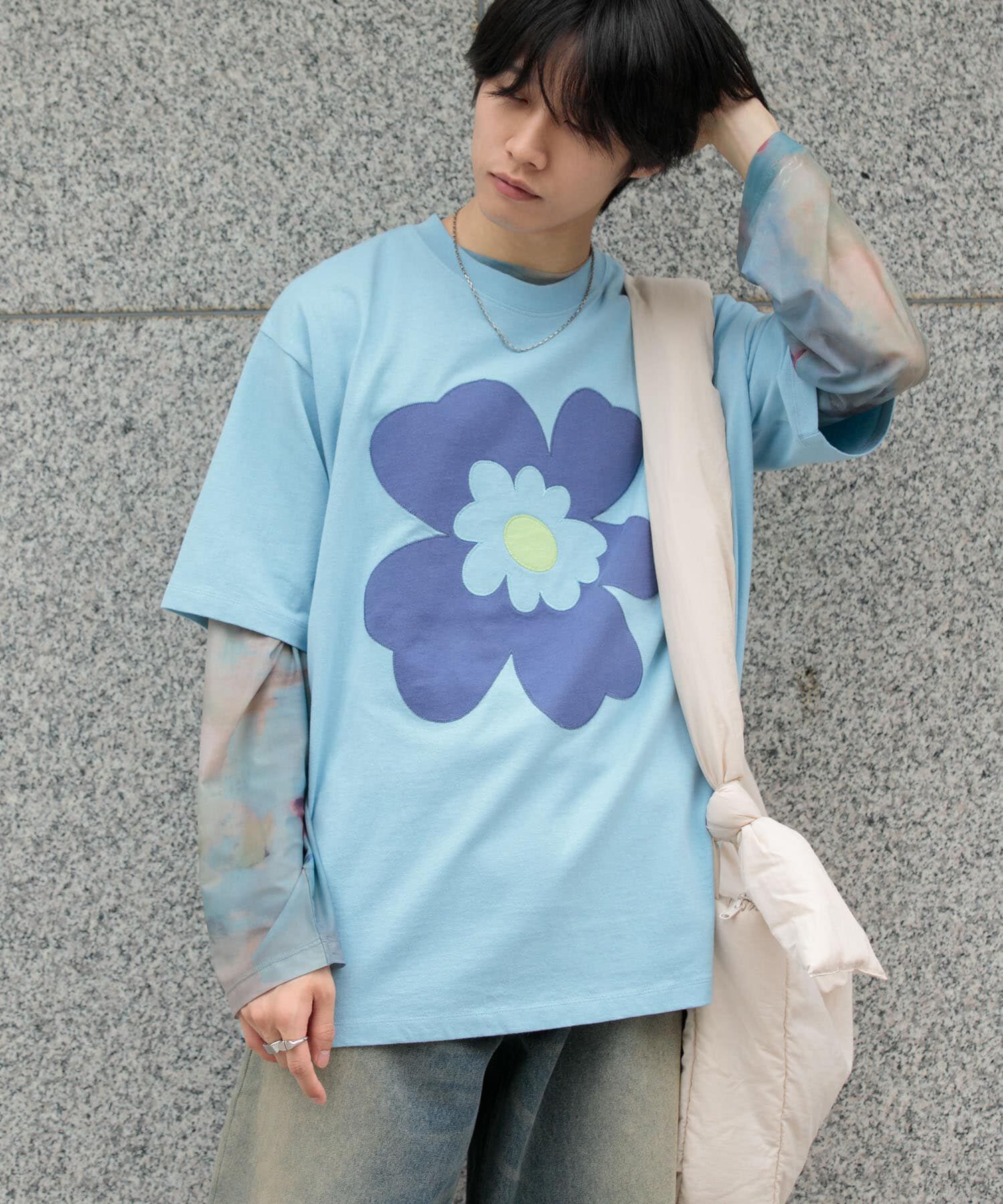 SENSE OF PLACE by URBAN RESEARCH「アップリケポップアートTシャツ」|Tシャツ・カットソー|