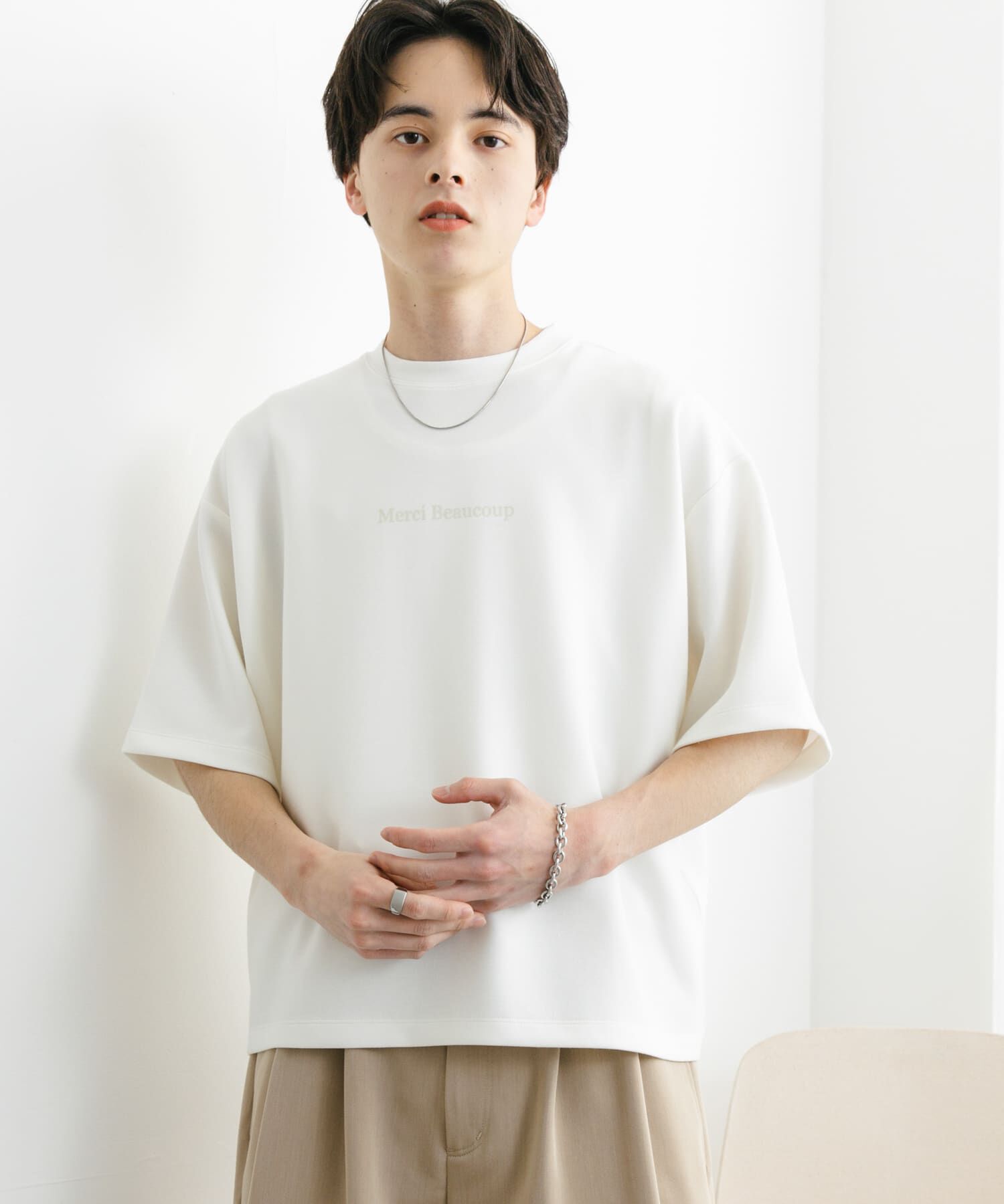 SENSE OF PLACE by URBAN RESEARCH「french ロゴショートスリーブTシャツ」|Tシャツ・カットソー|