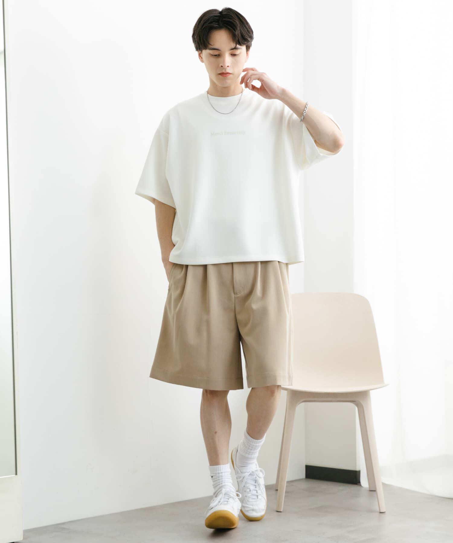 SENSE OF PLACE by URBAN RESEARCH「french ロゴショートスリーブTシャツ」|Tシャツ・カットソー|