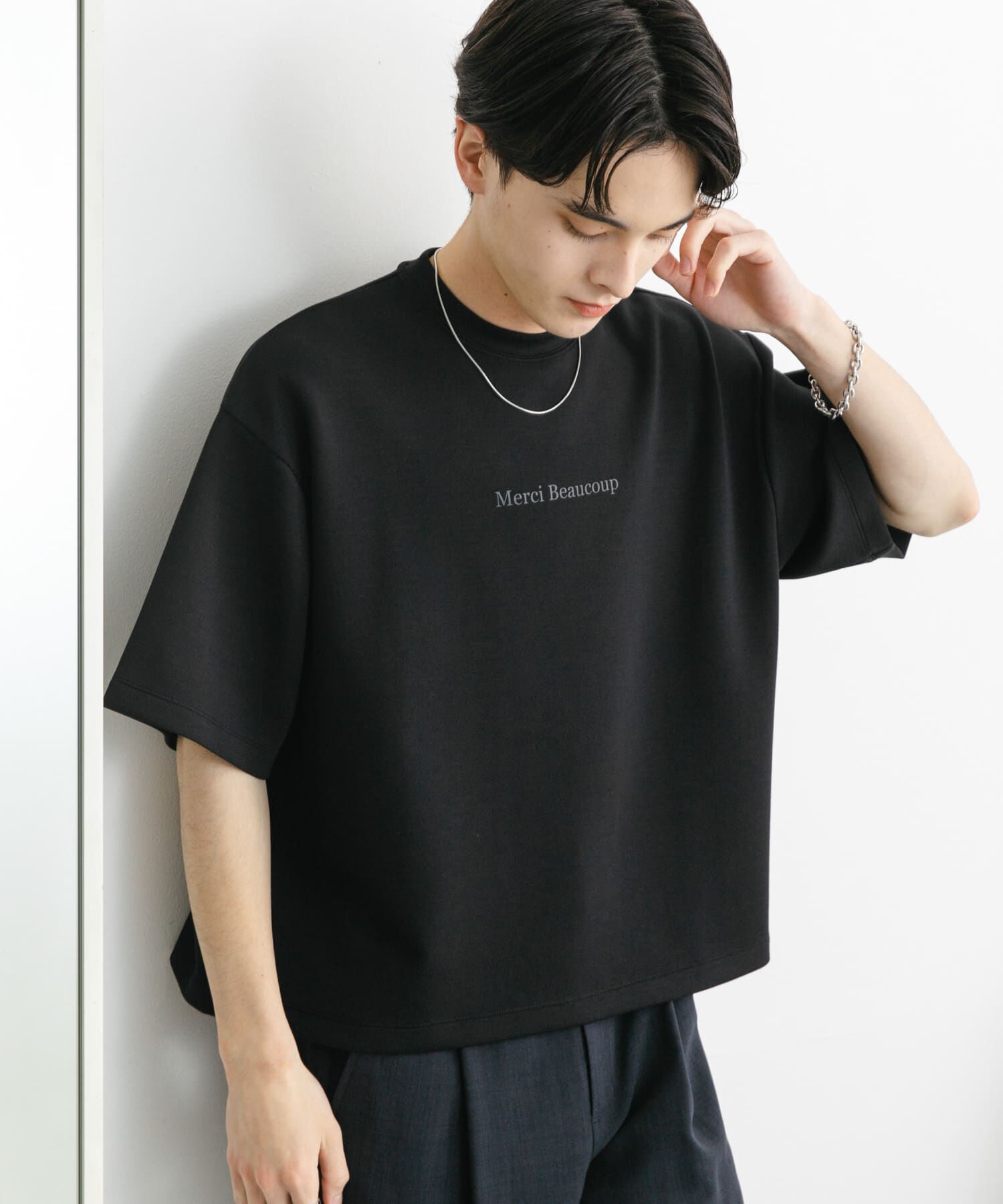SENSE OF PLACE by URBAN RESEARCH「french ロゴショートスリーブTシャツ」|Tシャツ・カットソー|