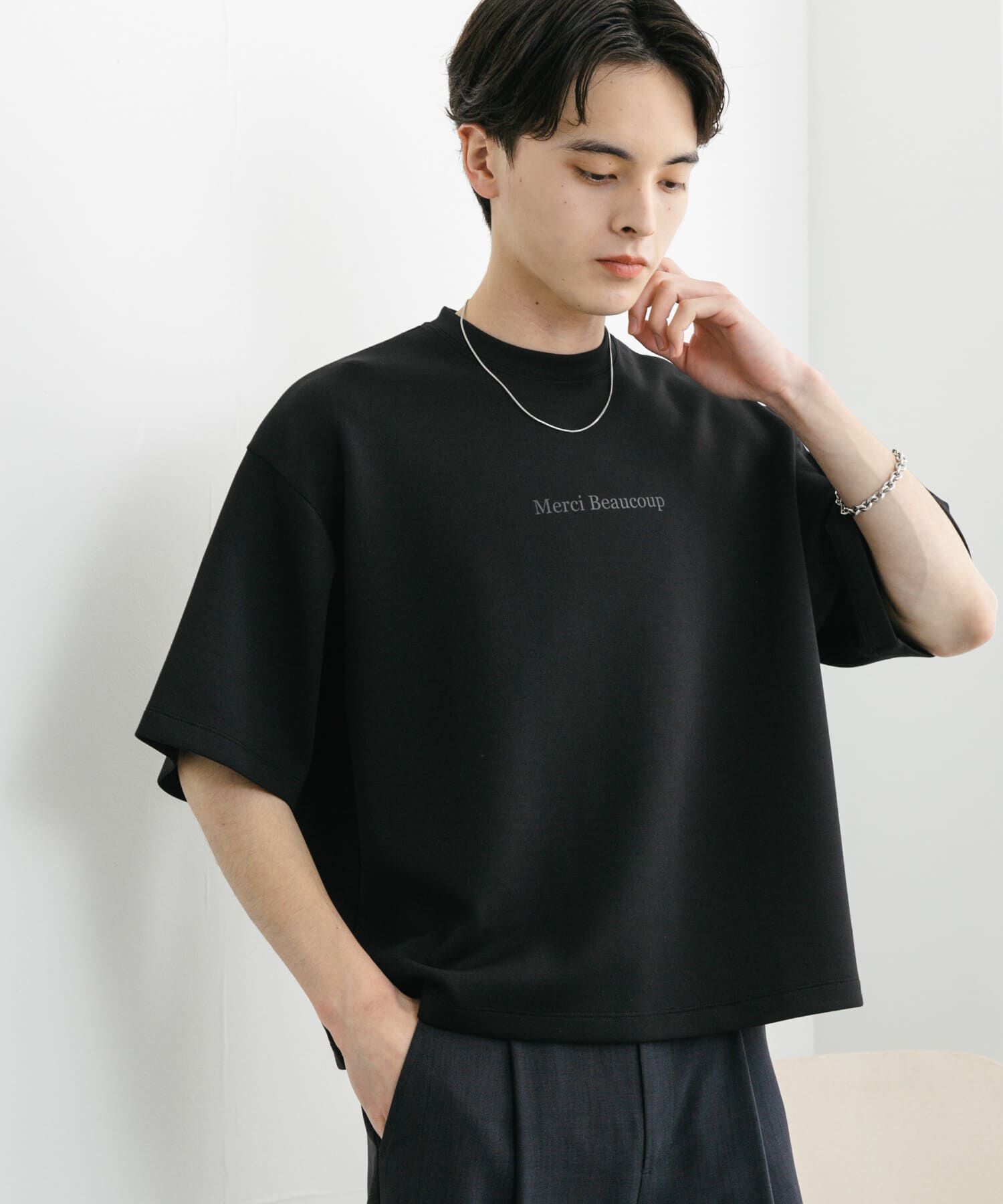 SENSE OF PLACE by URBAN RESEARCH「french ロゴショートスリーブTシャツ」|Tシャツ・カットソー|