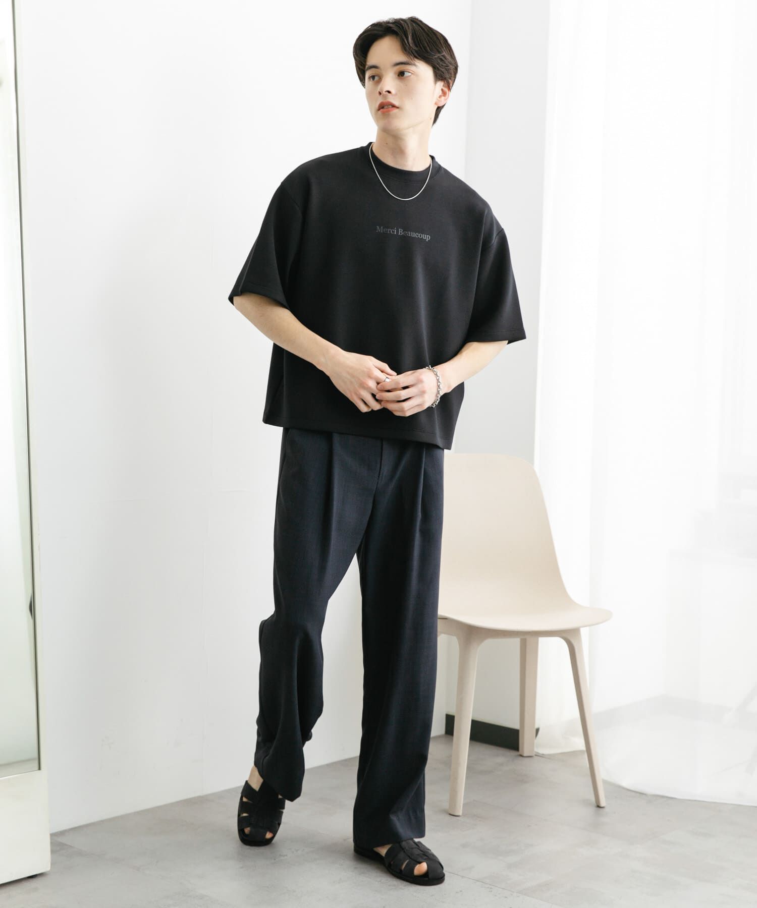 SENSE OF PLACE by URBAN RESEARCH「french ロゴショートスリーブTシャツ」|Tシャツ・カットソー|