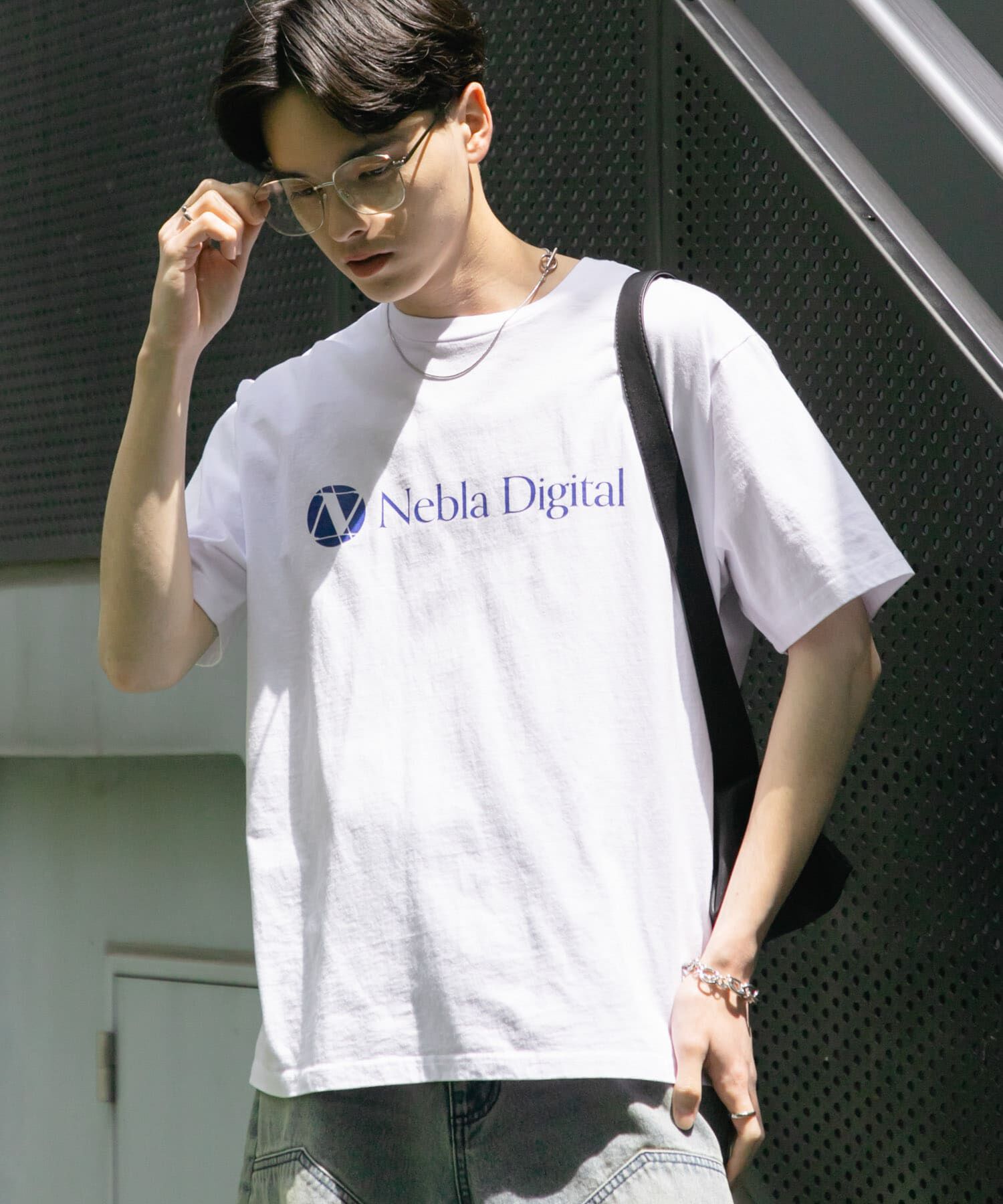 SENSE OF PLACE by URBAN RESEARCH「company logo short-sleeve t-shirts B」|Tシャツ・カットソー|ホワイト