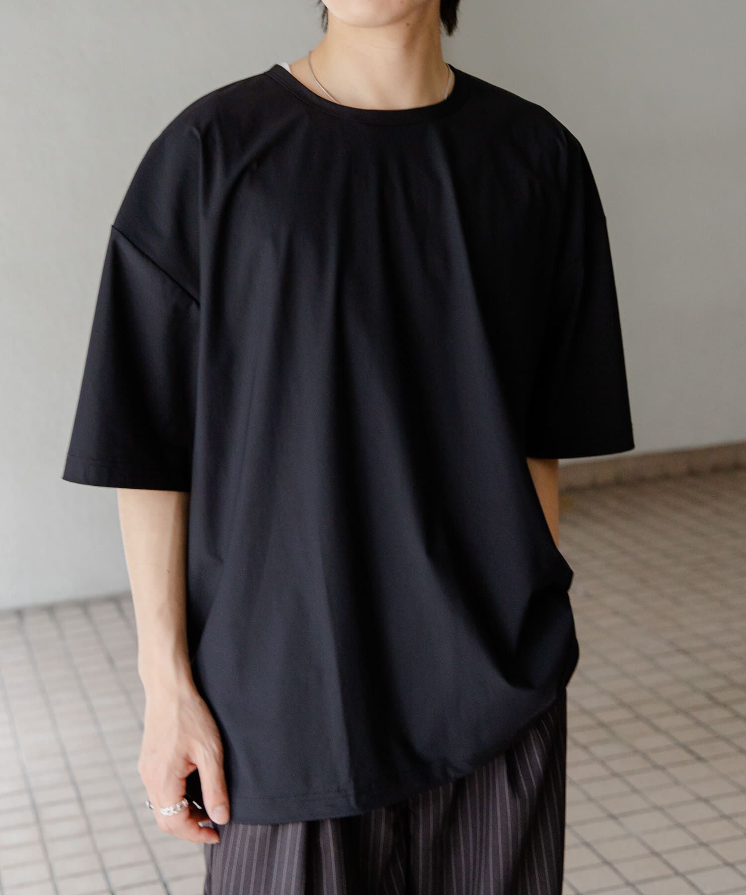 SENSE OF PLACE by URBAN RESEARCH「4WAYストレッチプルオーバーショートスリーブTシャツ」|Tシャツ・カットソー|