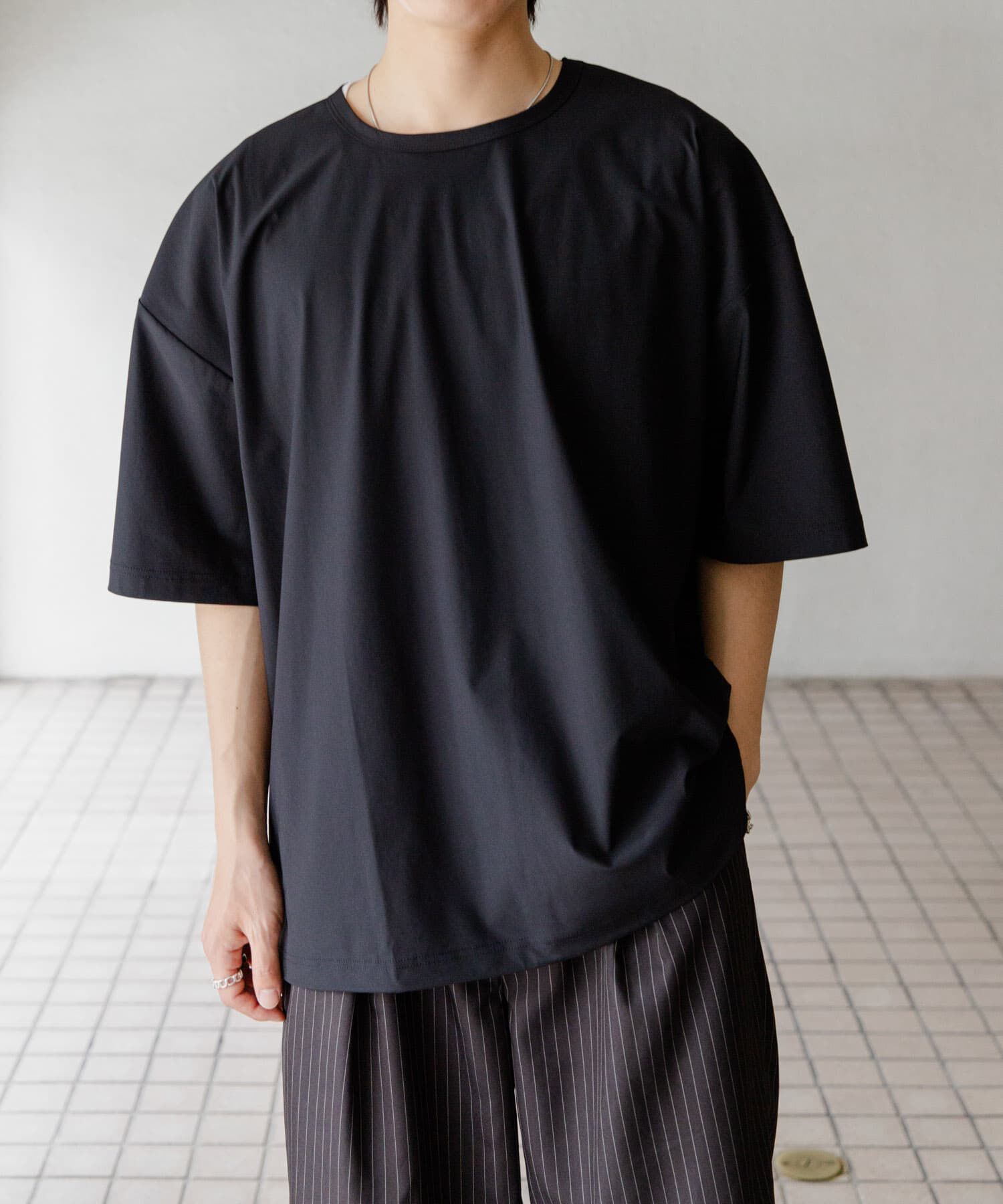 SENSE OF PLACE by URBAN RESEARCH「4WAYストレッチプルオーバーショートスリーブTシャツ」|Tシャツ・カットソー|