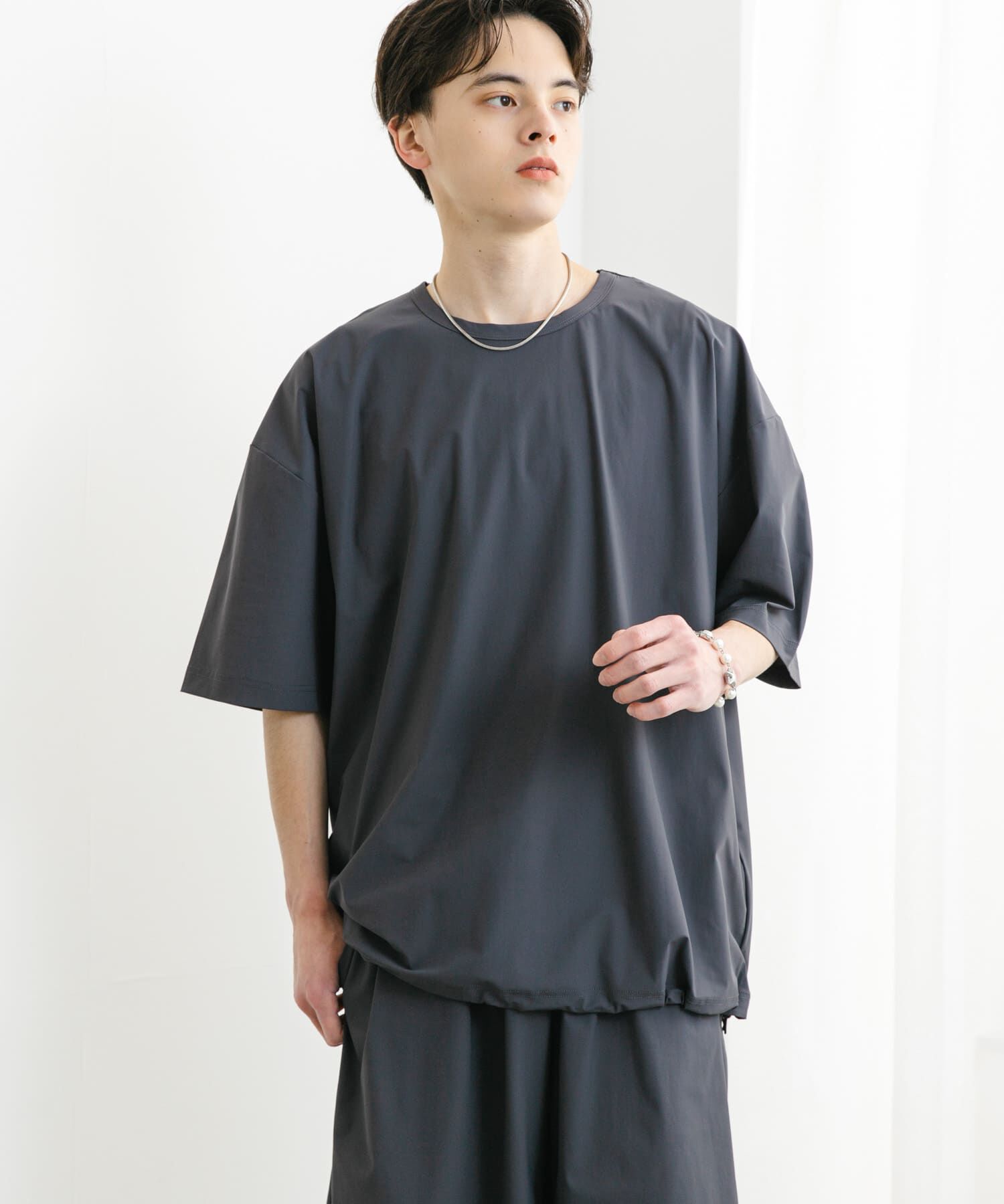 SENSE OF PLACE by URBAN RESEARCH「4WAYストレッチプルオーバーショートスリーブTシャツ」|Tシャツ・カットソー|