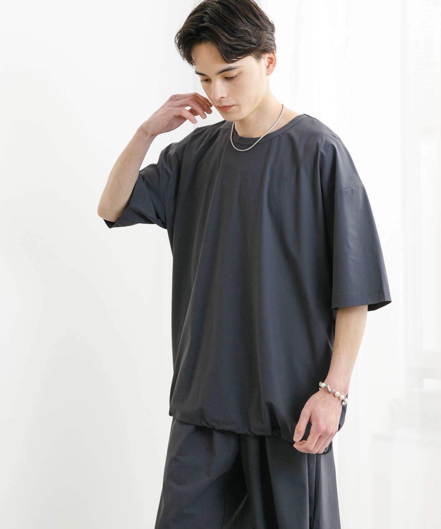 SENSE OF PLACE by URBAN RESEARCH「4WAYストレッチプルオーバーショートスリーブTシャツ」|Tシャツ・カットソー|