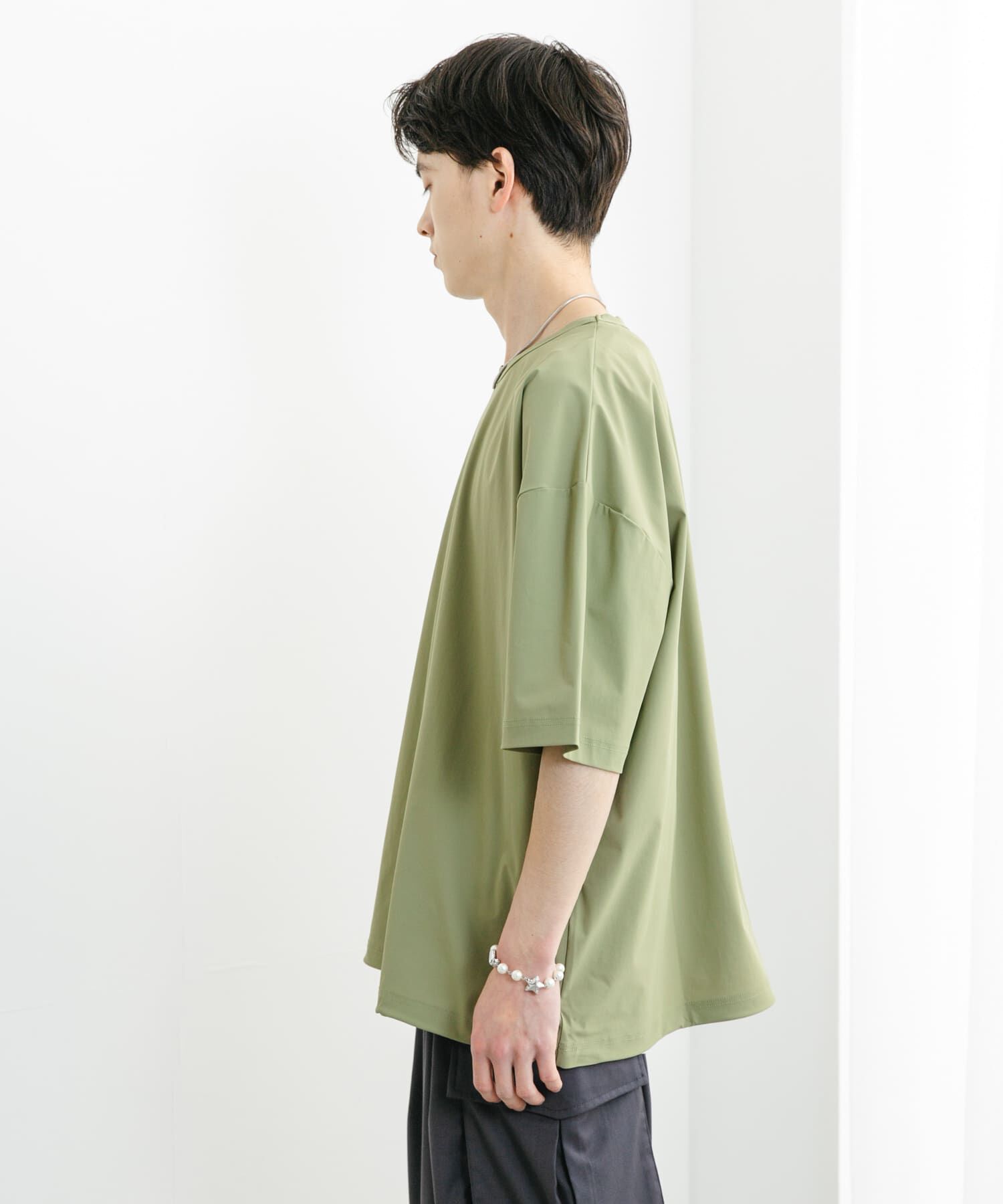 SENSE OF PLACE by URBAN RESEARCH「4WAYストレッチプルオーバーショートスリーブTシャツ」|Tシャツ・カットソー|