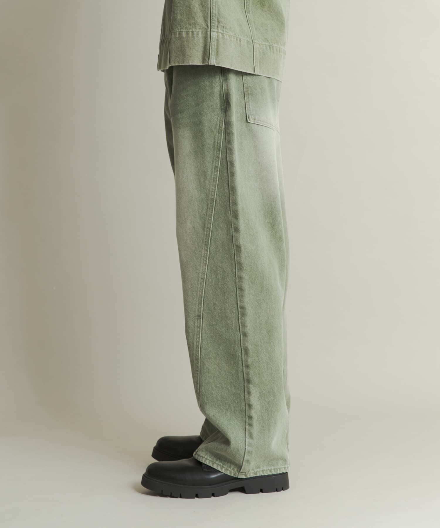 SENSE OF PLACE by URBAN RESEARCH「ツイストデニムワイドパンツ」|デニム|