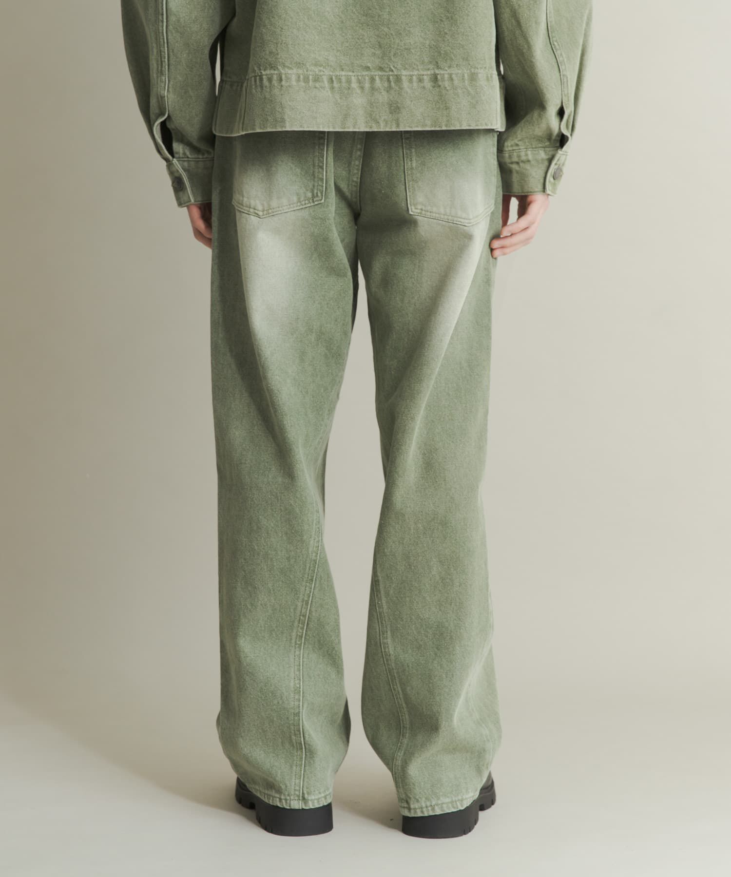 SENSE OF PLACE by URBAN RESEARCH「ツイストデニムワイドパンツ」|デニム|