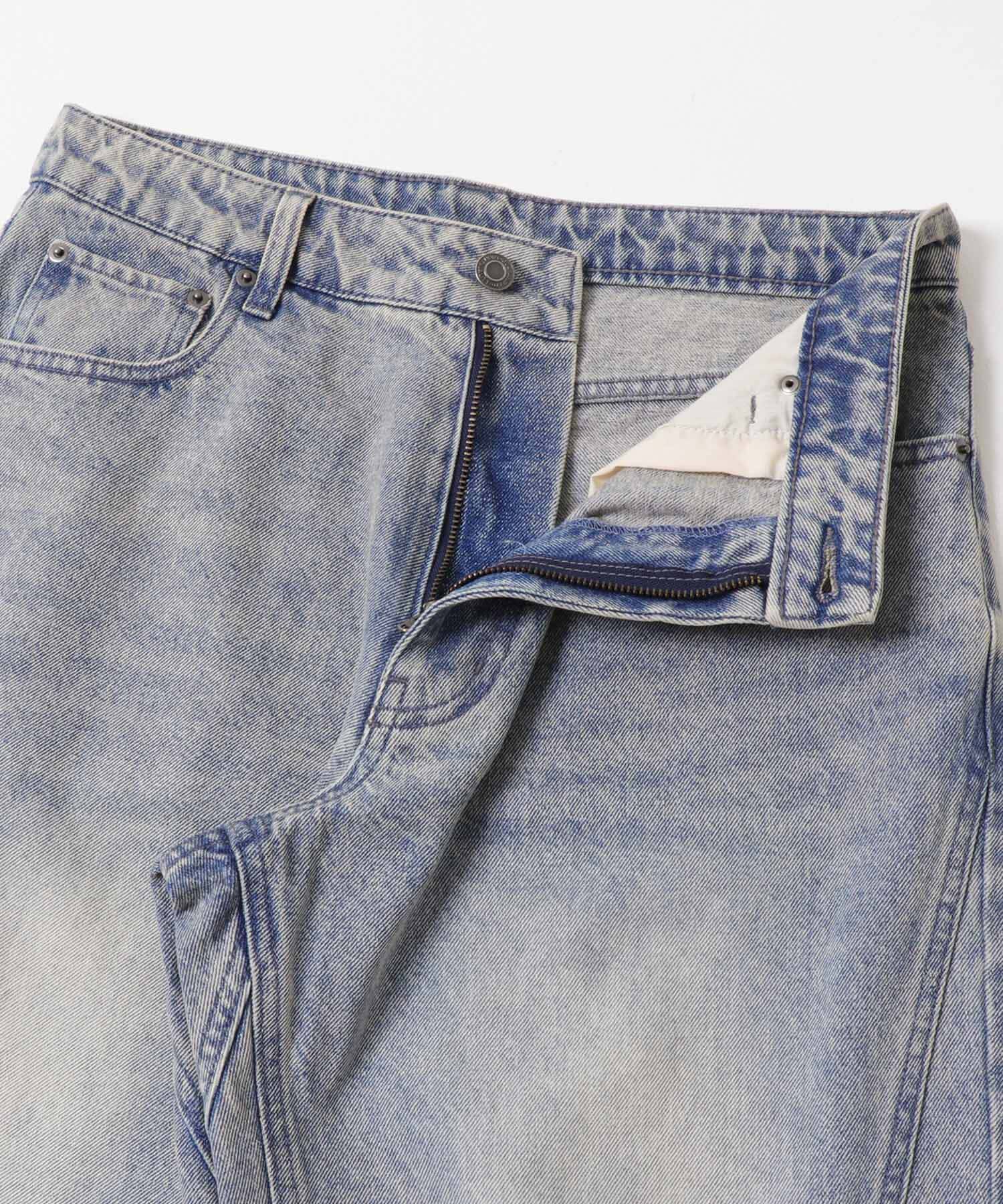 SENSE OF PLACE by URBAN RESEARCH「ツイストデニムワイドパンツ」|デニム|