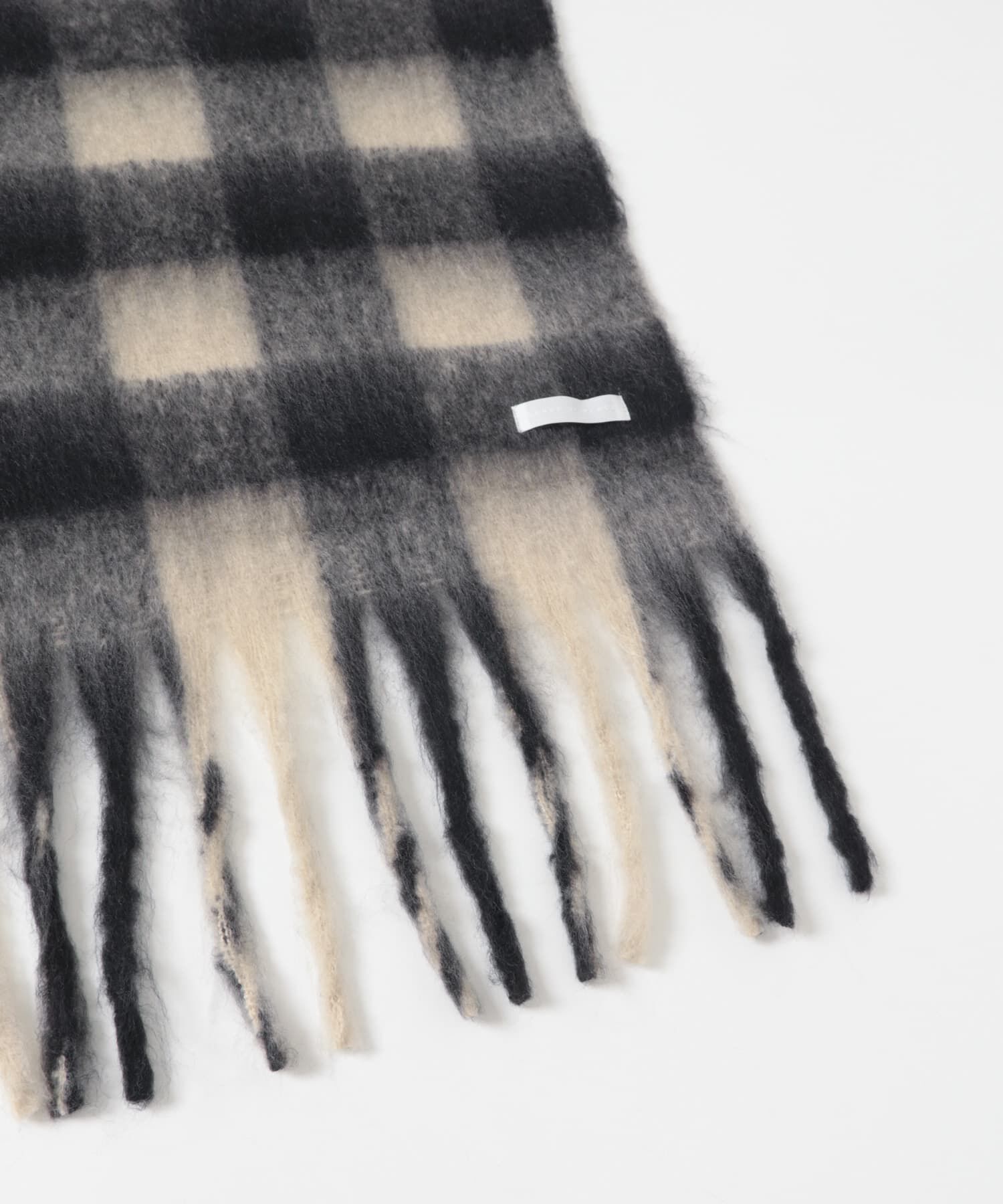 SENSE OF PLACE by URBAN RESEARCH「ブロックチェックボリュームマフラー」|マフラー|