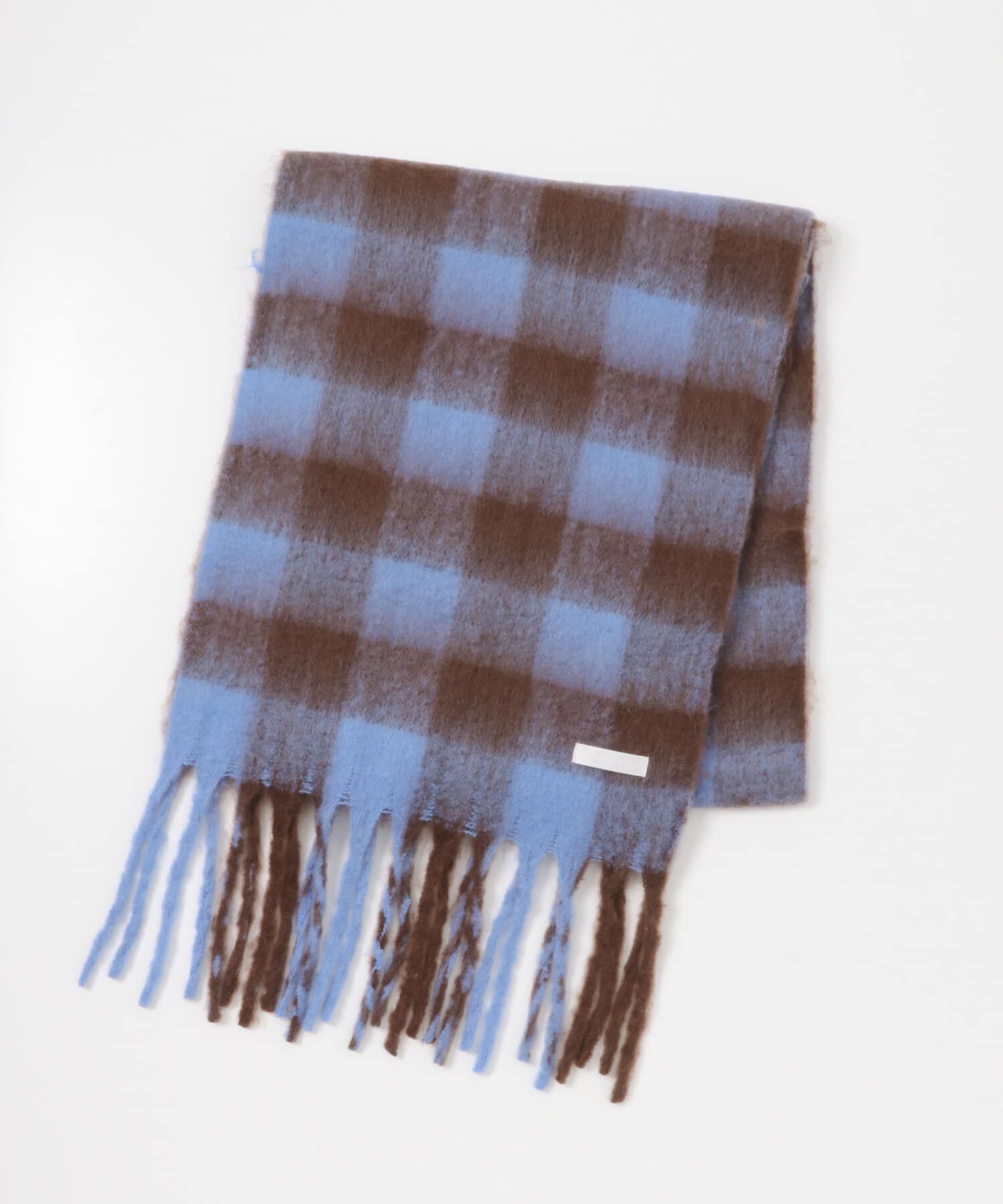 SENSE OF PLACE by URBAN RESEARCH「ブロックチェックボリュームマフラー」|マフラー|