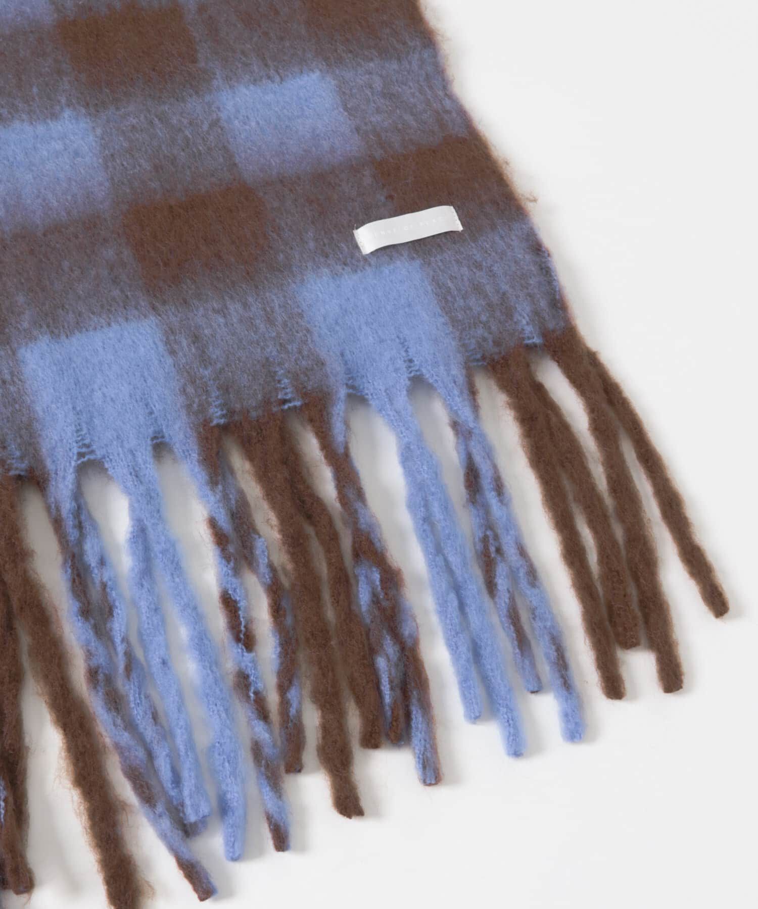 SENSE OF PLACE by URBAN RESEARCH「ブロックチェックボリュームマフラー」|マフラー|