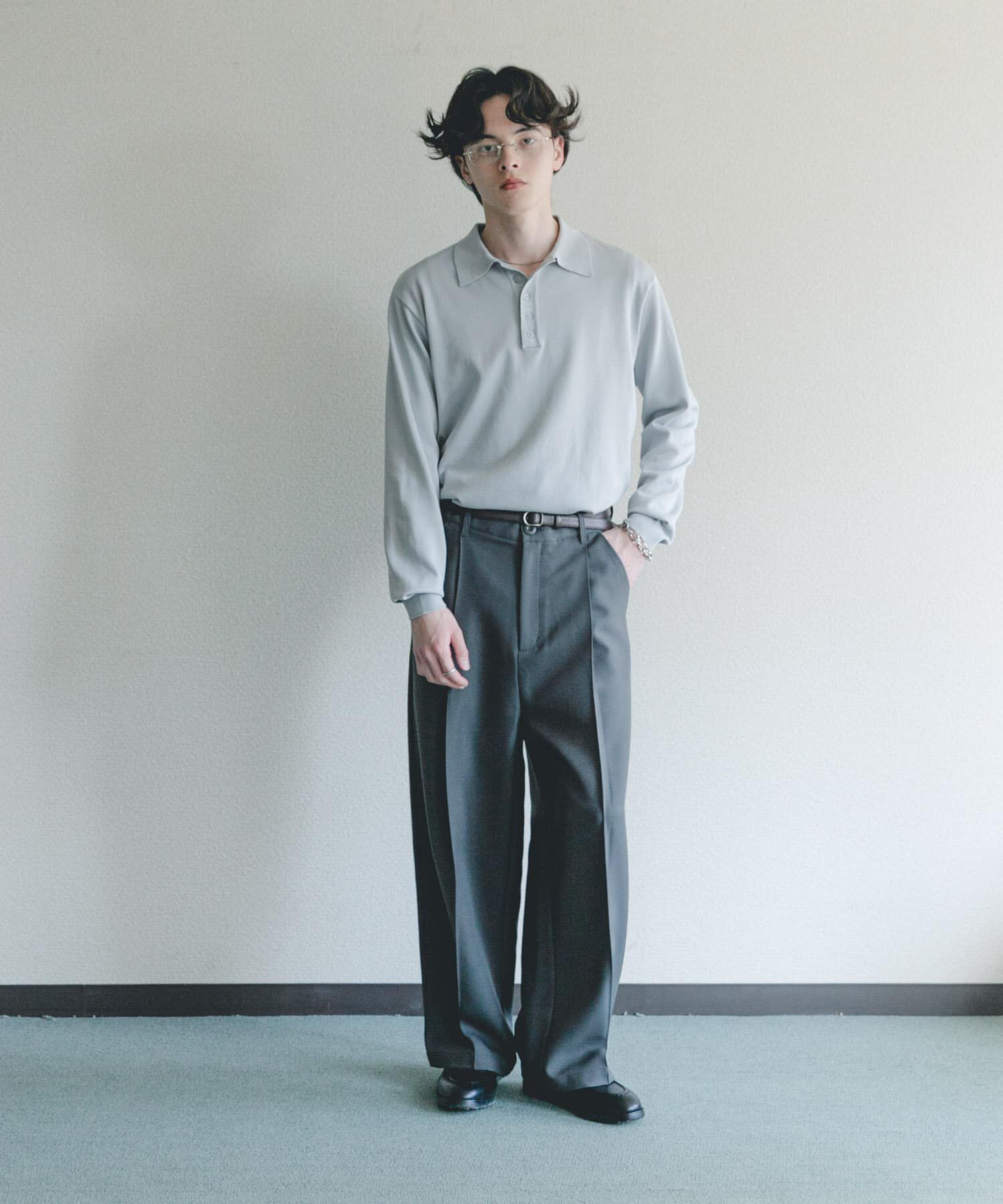 SENSE OF PLACE by URBAN RESEARCH「『洗濯可/防花粉』SKINProofニットポロシャツ」|ニット・セーター|