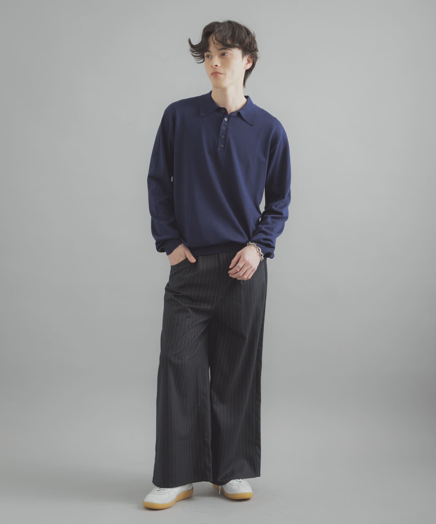 SENSE OF PLACE by URBAN RESEARCH「『洗濯可/防花粉』SKINProofニットポロシャツ」|ニット・セーター|