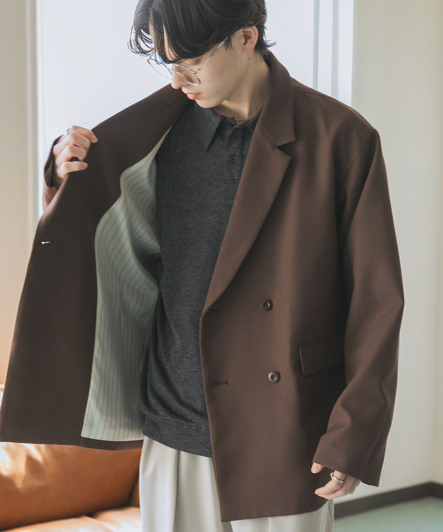 SENSE OF PLACE by URBAN RESEARCH「『撥水/防花粉』SKINProofダブルテーラードジャケット」|その他|