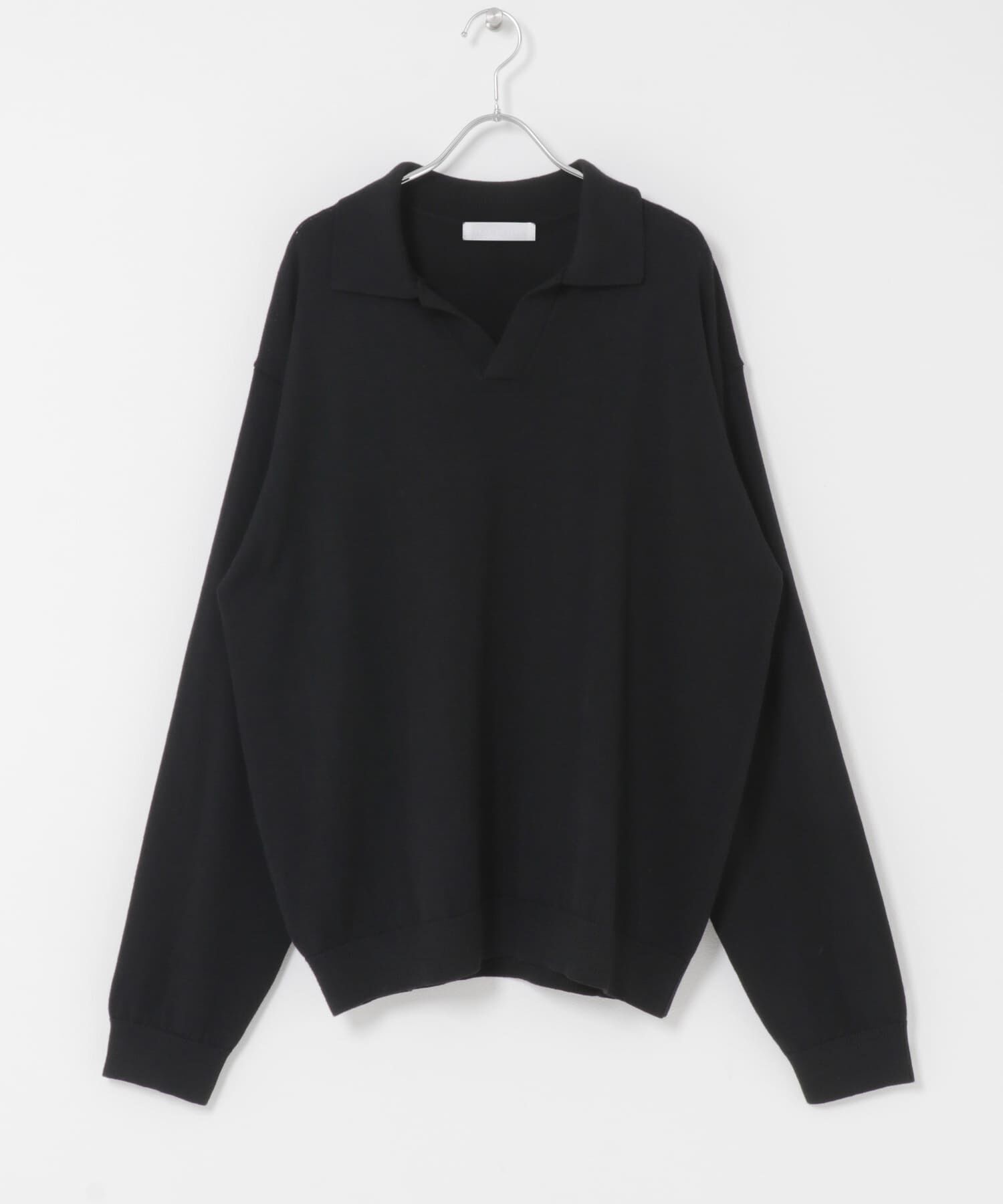 SENSE OF PLACE by URBAN RESEARCH「『洗濯可』スキッパーロングスリーブニット」|ニット・セーター|