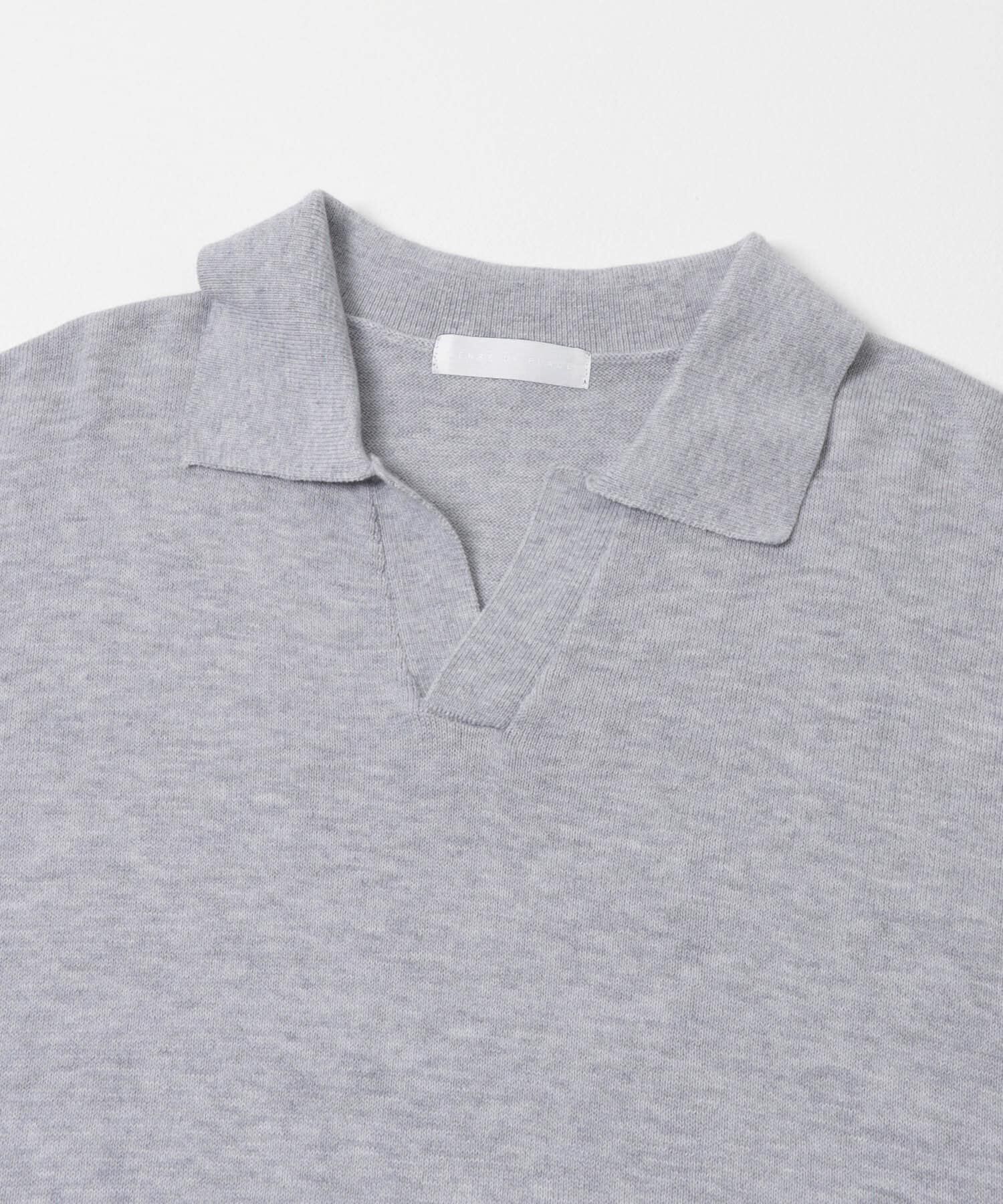 SENSE OF PLACE by URBAN RESEARCH「『洗濯可』スキッパーロングスリーブニット」|ニット・セーター|