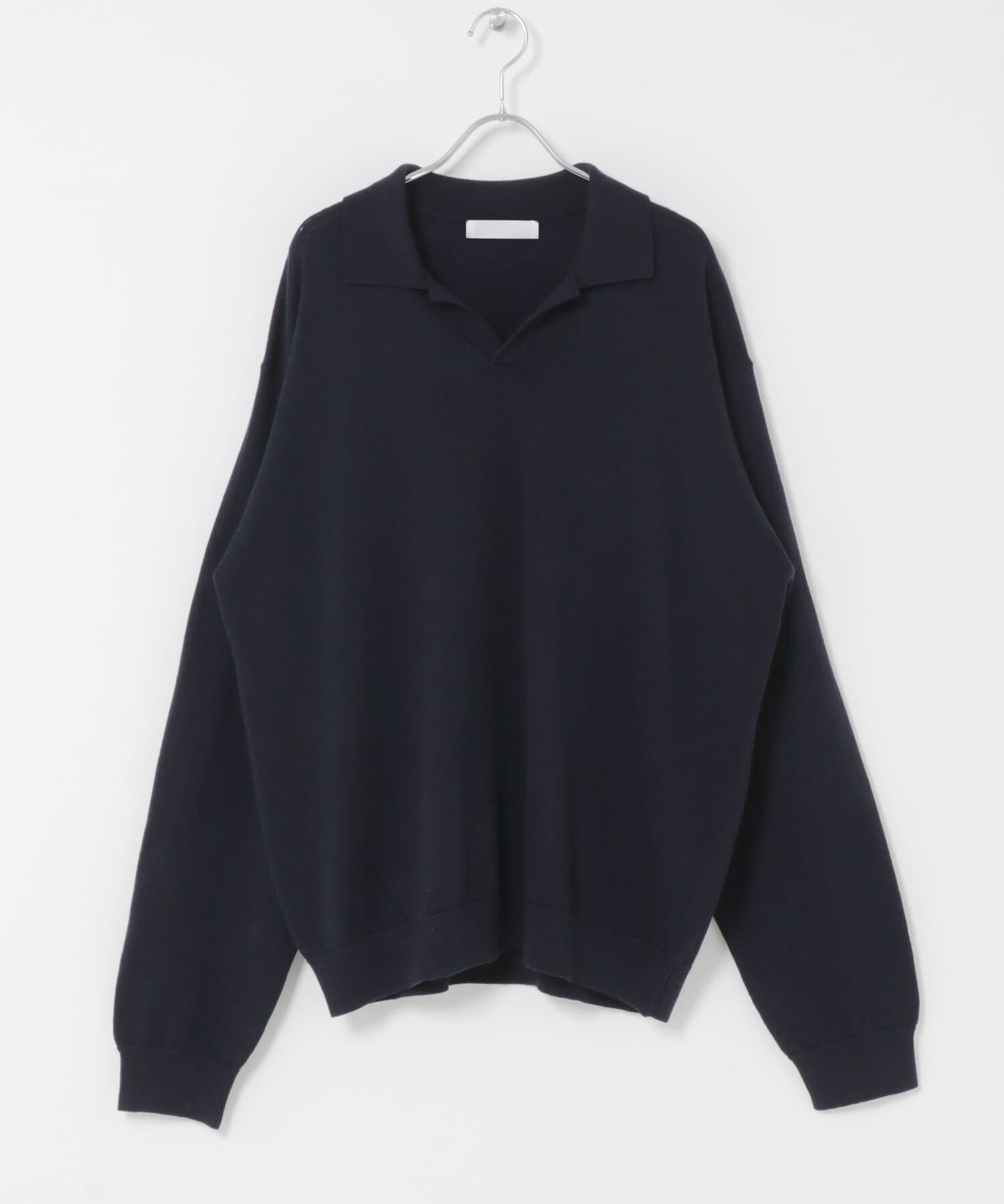 SENSE OF PLACE by URBAN RESEARCH「『洗濯可』スキッパーロングスリーブニット」|ニット・セーター|