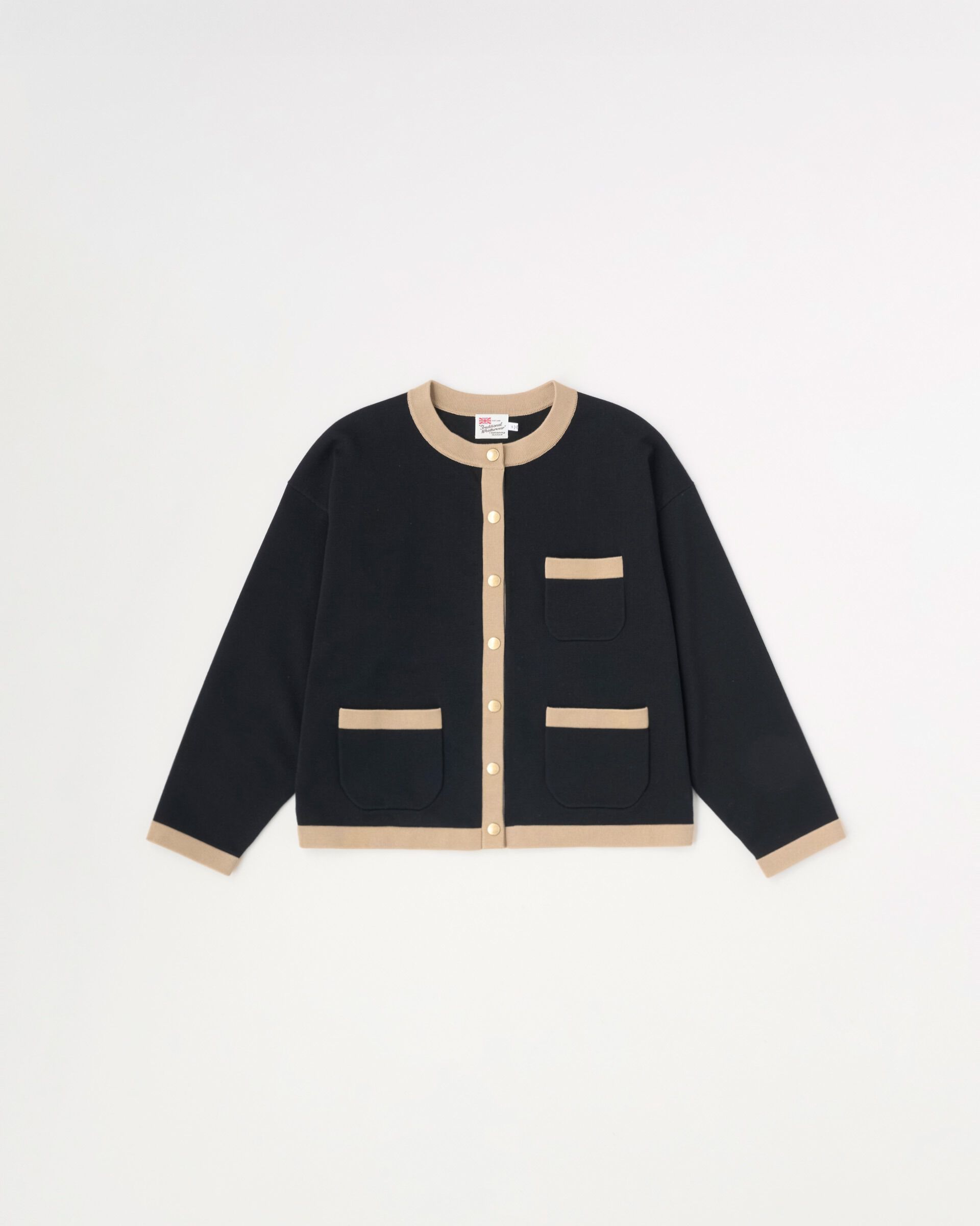 Traditional Weatherwear「ARKLEY KNIT」|ニット・セーター|ﾌﾞﾗｯｸ&times;ﾌｫｰﾝ