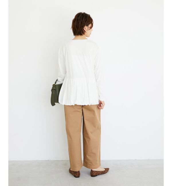  「《WEB・一部店舗限定》AL裾バルーンカットソー」|Tシャツ・カットソー|