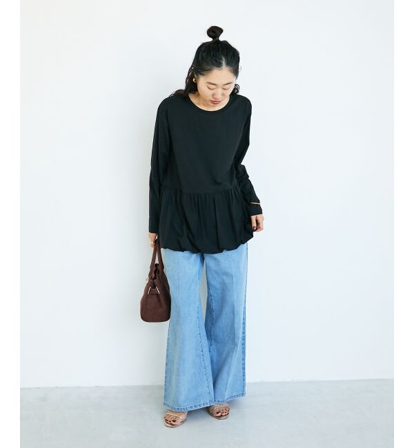  「《WEB・一部店舗限定》AL裾バルーンカットソー」|Tシャツ・カットソー|