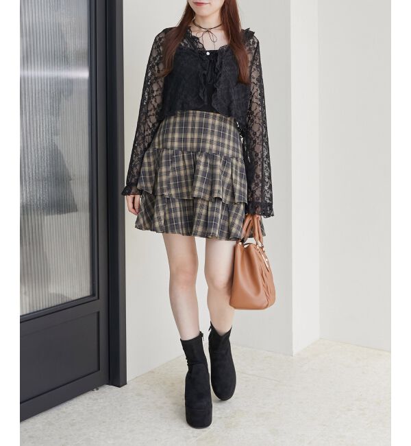  「厚底ストレッチショートブーツ」|ショートブーツ|