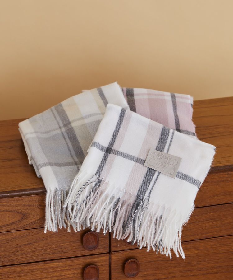 Maison de FLEUR「チェックストール」|ストール|