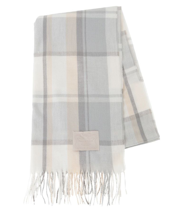 Maison de FLEUR「チェックストール」|ストール|