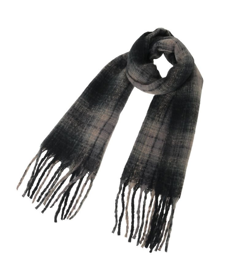 AMERICAN HOLIC「チェックシャギーマフラー」|マフラー|