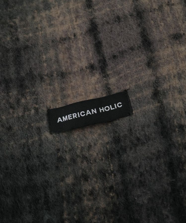 AMERICAN HOLIC「チェックシャギーマフラー」|マフラー|