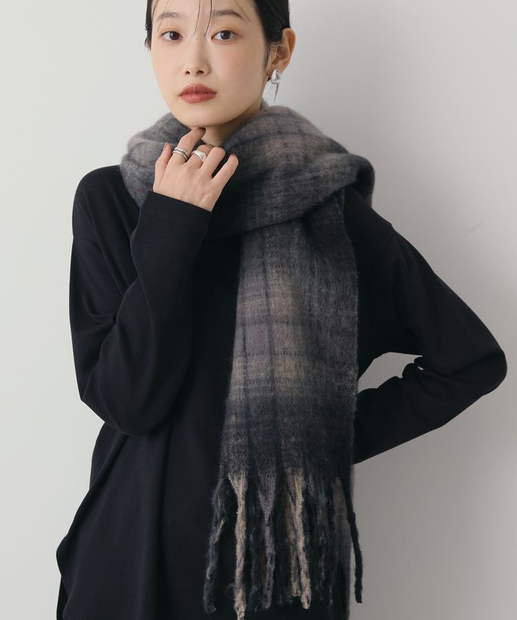 AMERICAN HOLIC「チェックシャギーマフラー」|マフラー|