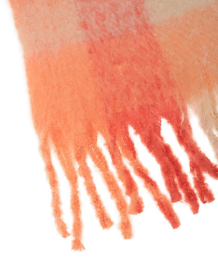 AMERICAN HOLIC「起毛カラーチェックシャギーマフラー」|マフラー|