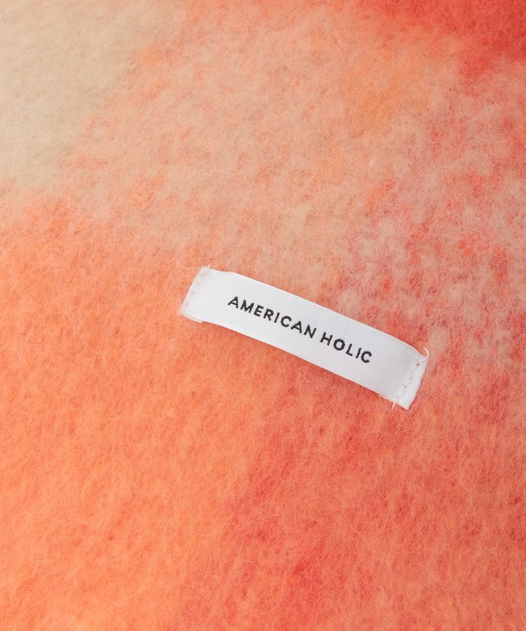 AMERICAN HOLIC「起毛カラーチェックシャギーマフラー」|マフラー|