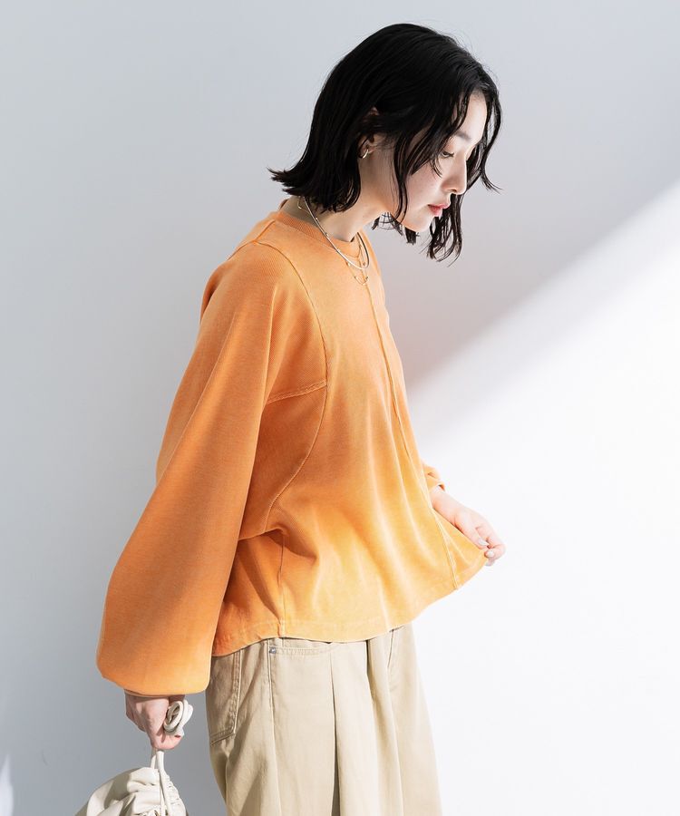 Green Parks「ヴィンテージ加工ドルマンカットプルオーバー」|Tシャツ・カットソー|