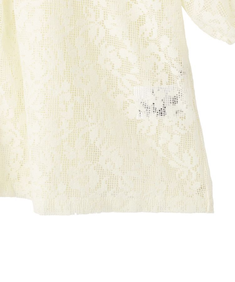 Green Parks「メッシュレースタック入りプルオーバー」|Tシャツ・カットソー|