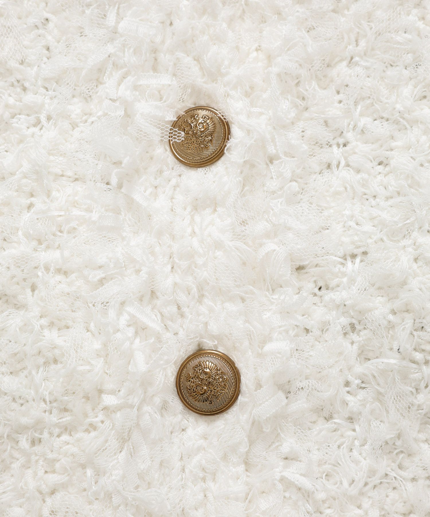 BABYLONE「ツイードニットジャケット」|ノーカラージャケット|